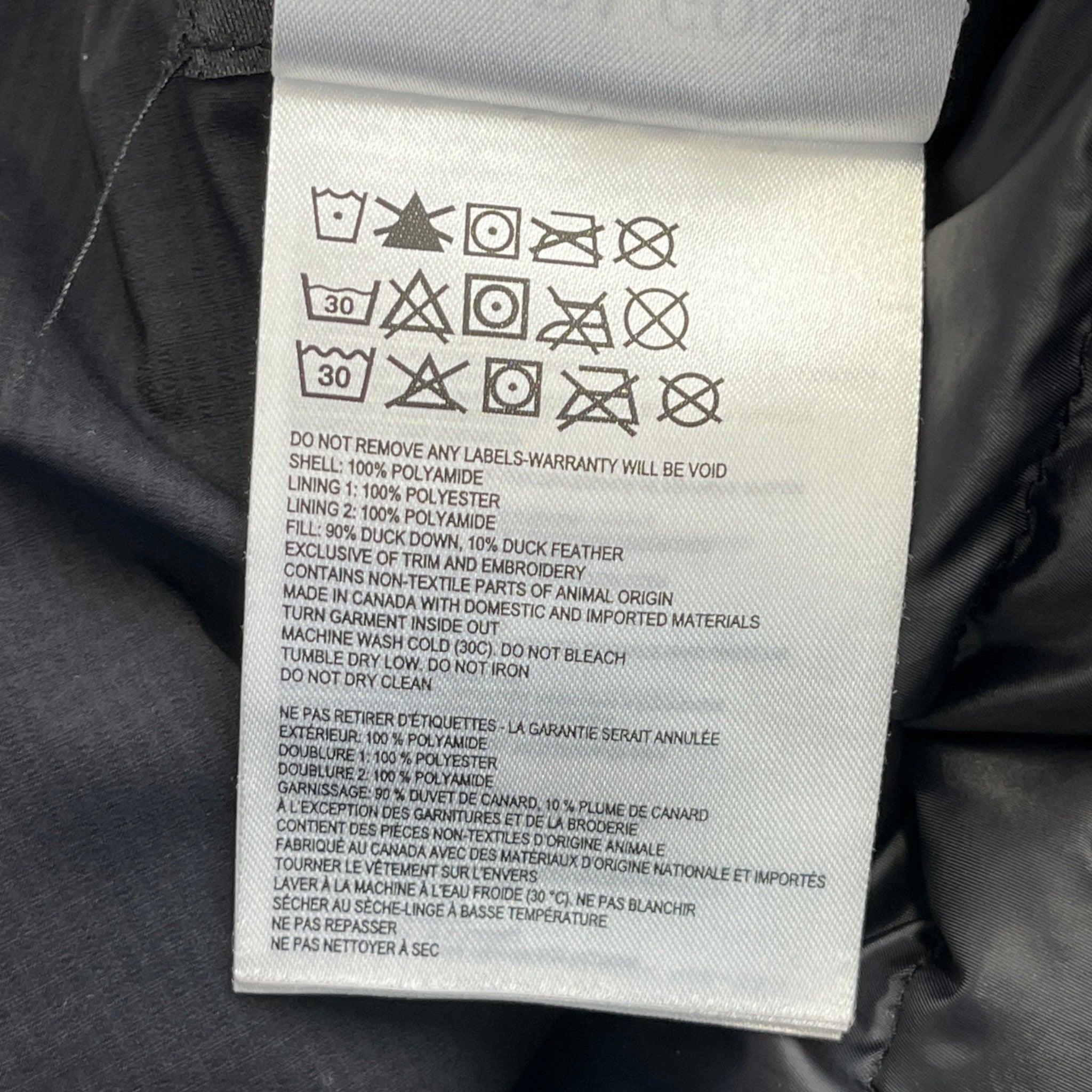 Men's Lodge Hoody Down Jacket Black Size S