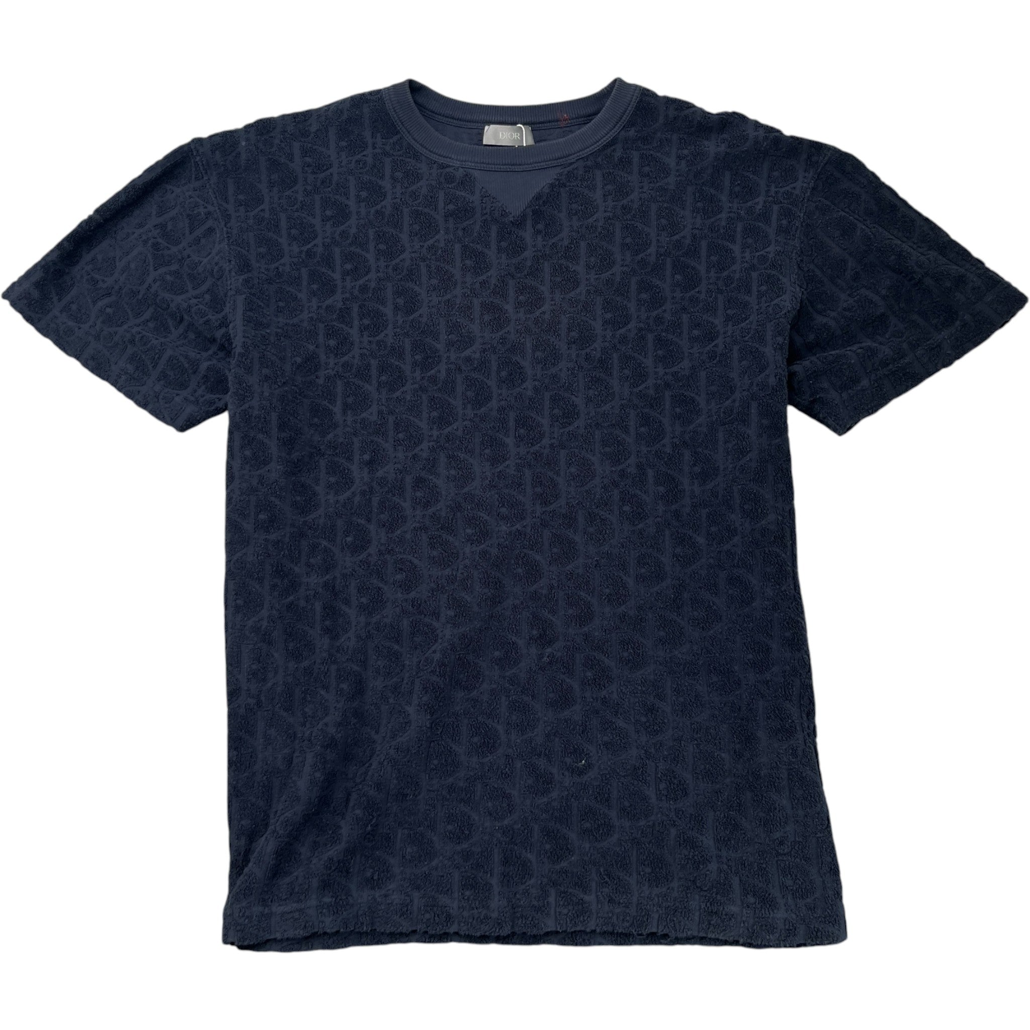 Men's Oblique T-Shirt Navy Size S