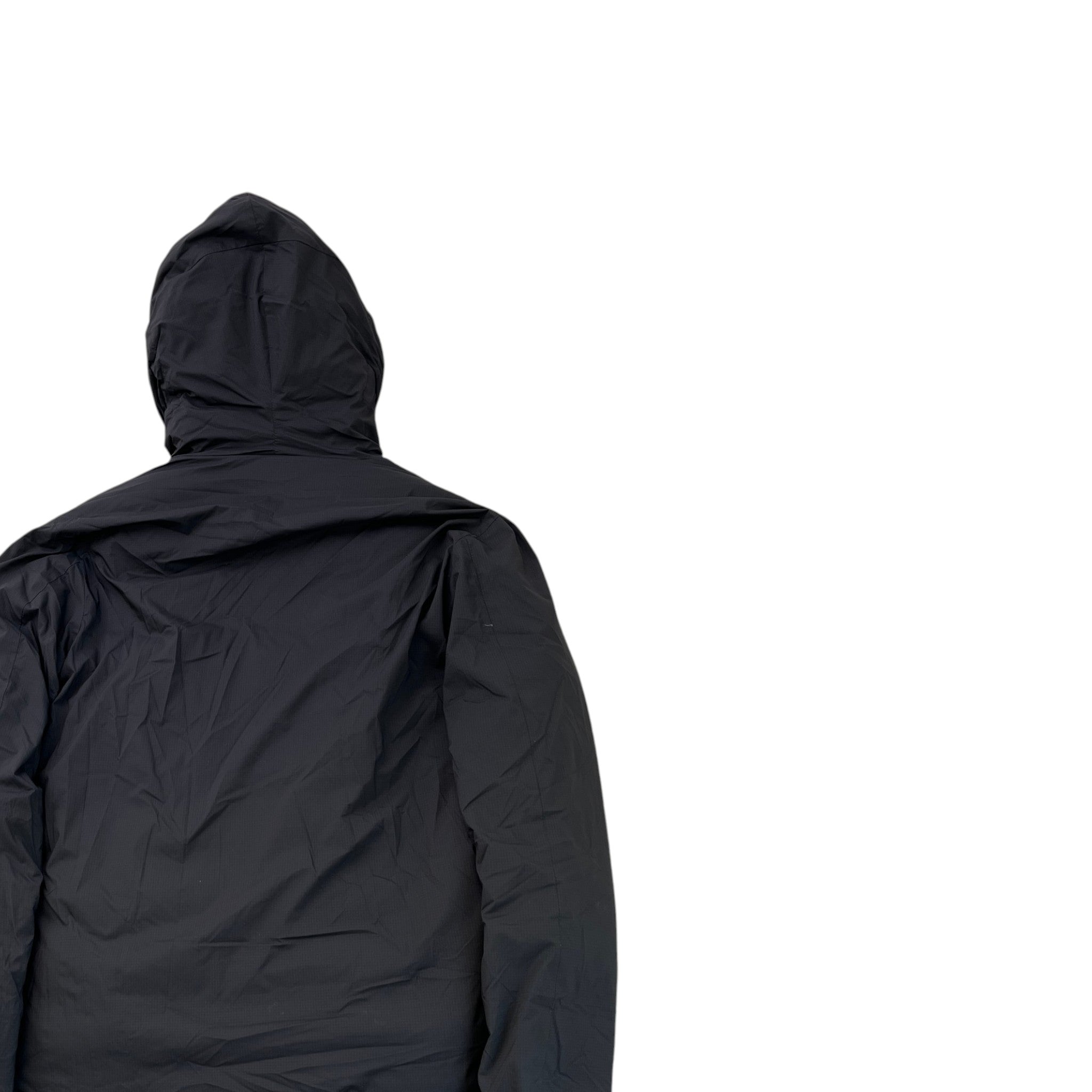 Men's Lodge Hoody Down Jacket Black Size S