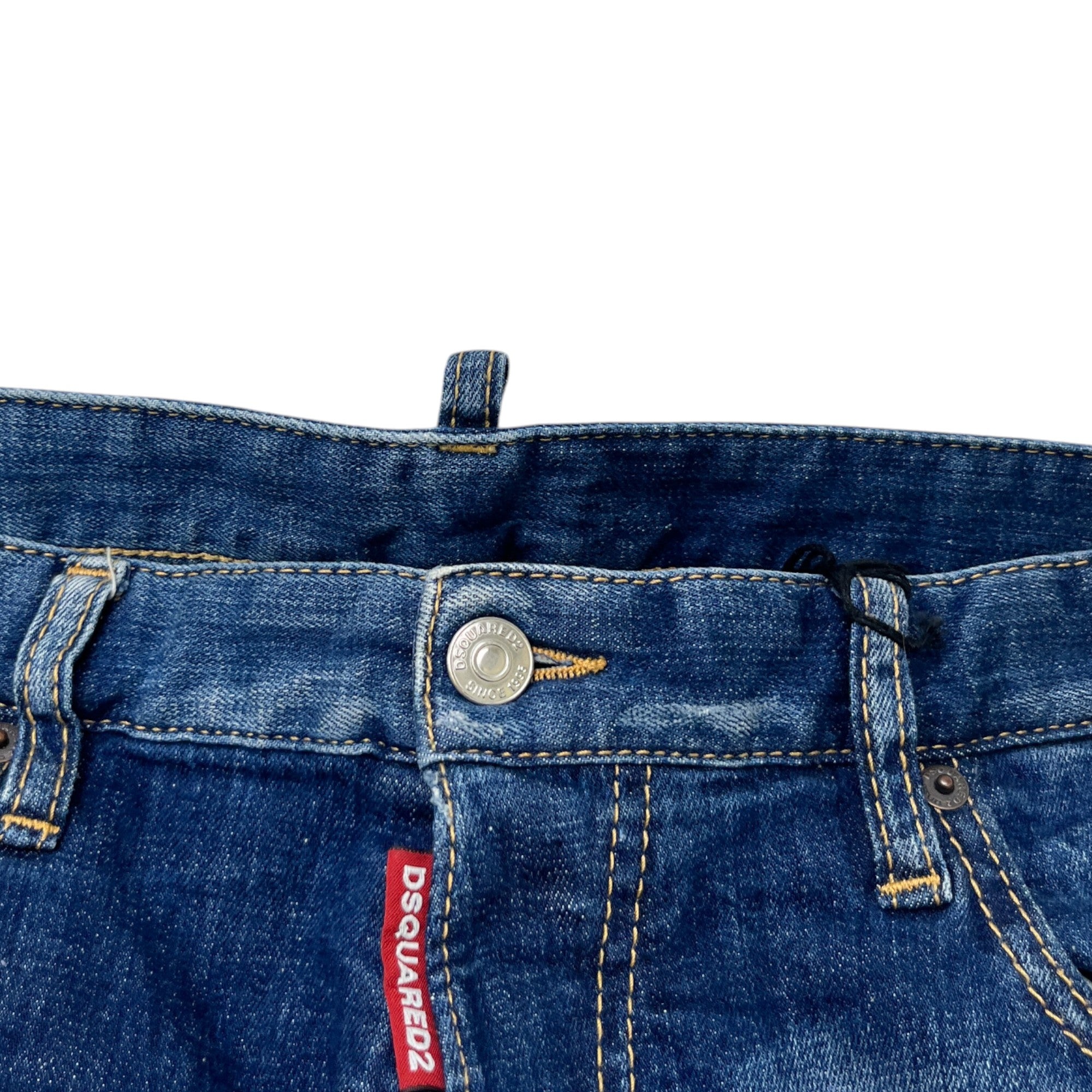 Men's Cropped Flare Jeans Navy Size IT 48 / UK 32