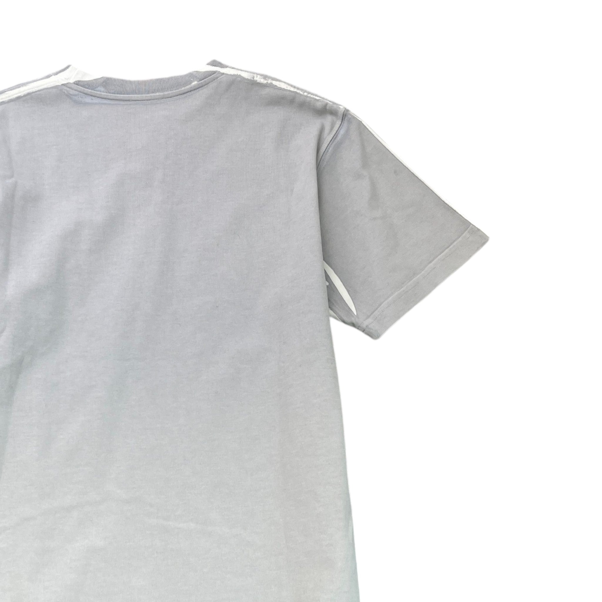 Men's X Shawn Stussy Limited Edition Oversized Logo T-Shirt Grey Size M