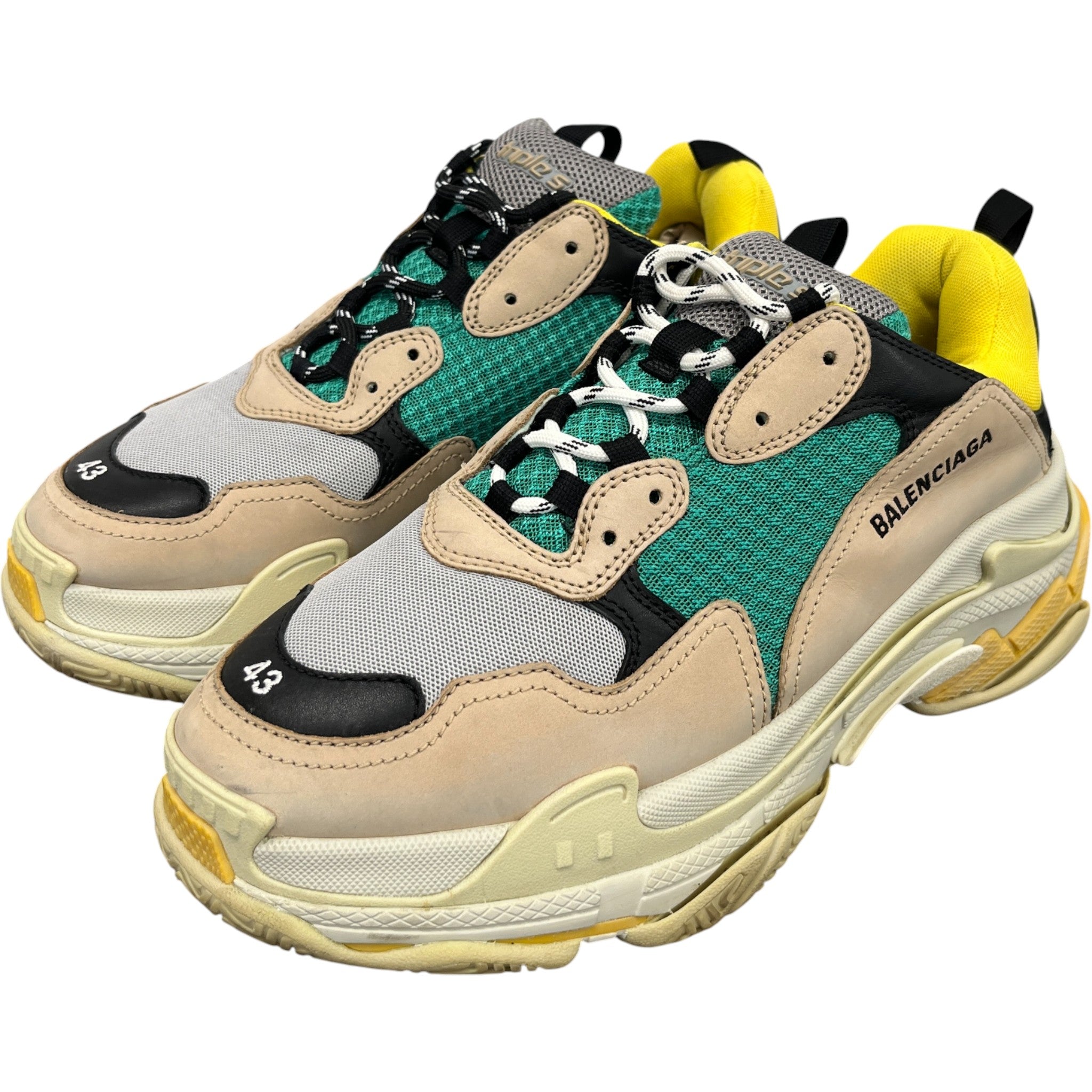 Men's Triple S Low Trainers Multi-Coloured Size EU 43 / UK 9