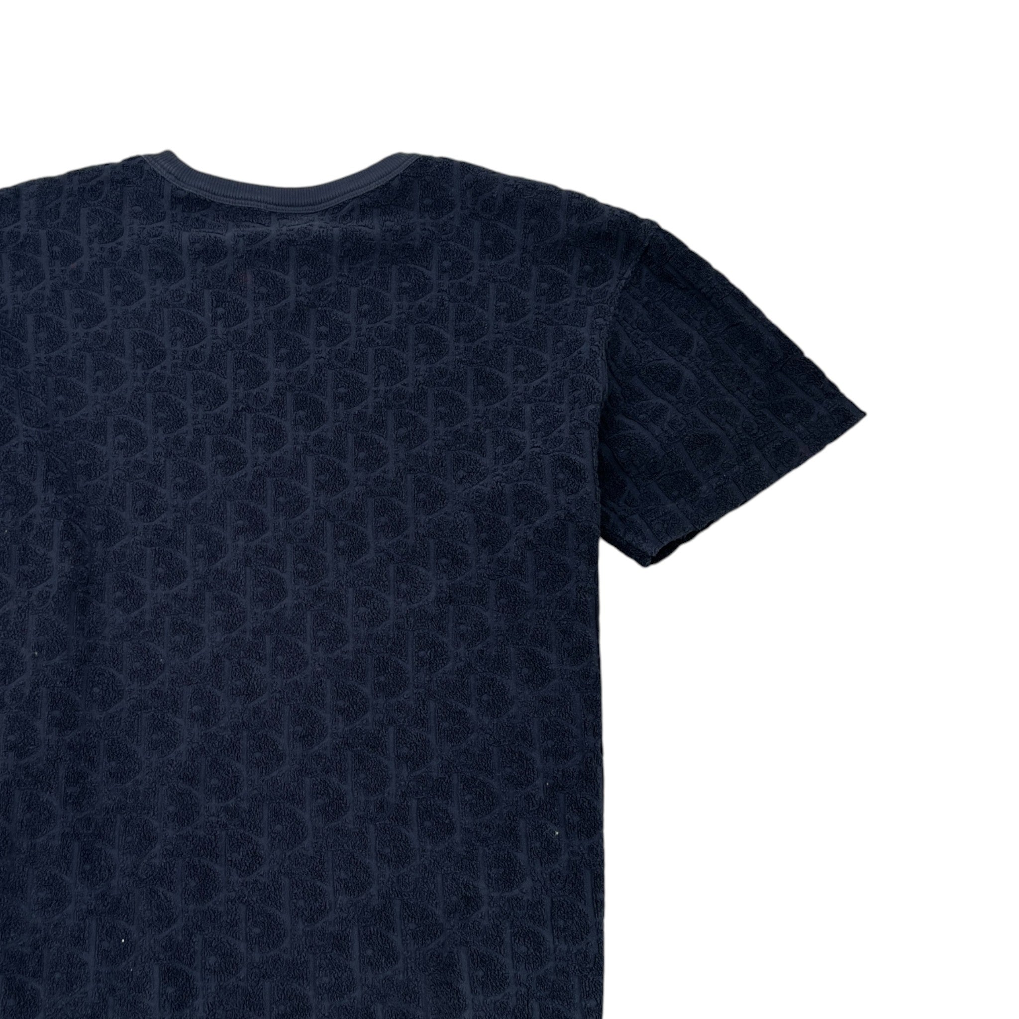 Men's Oblique T-Shirt Navy Size S