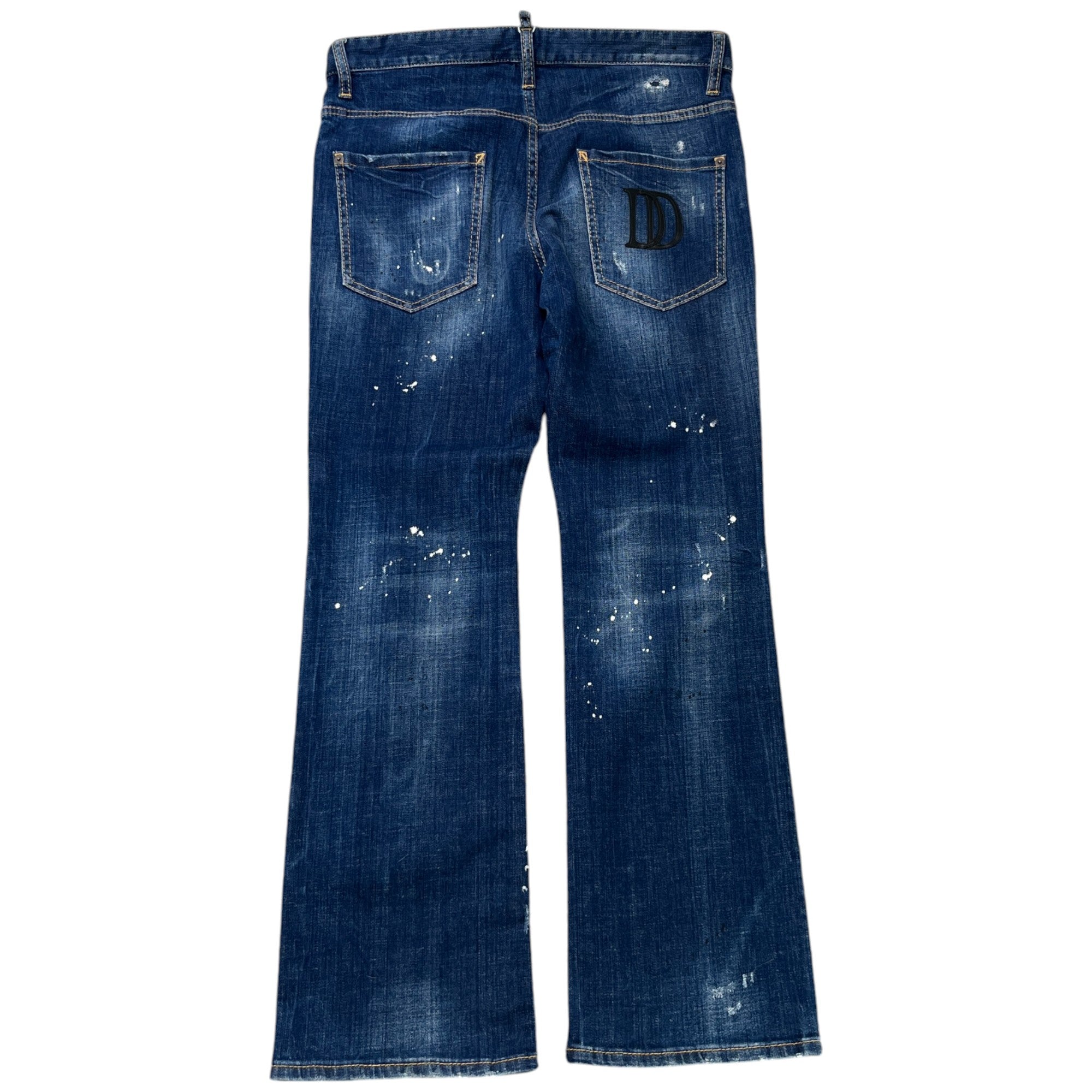 Men's Cropped Flare Jeans Navy Size IT 48 / UK 32