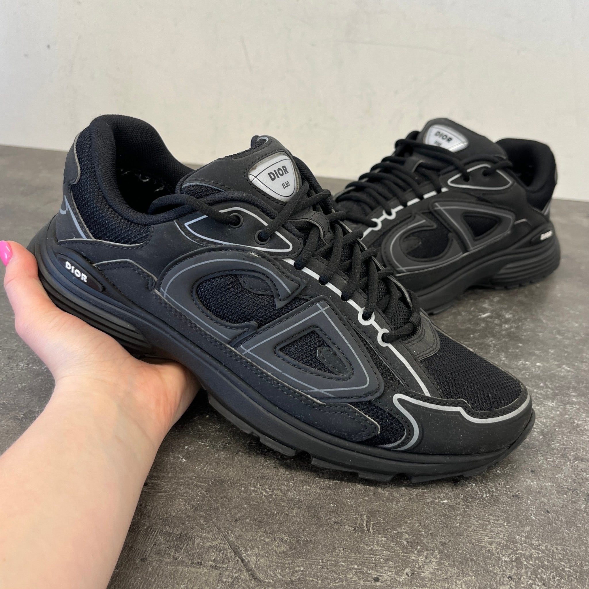 Men's B30 Low Trainers Black Size EU 43 / UK 9