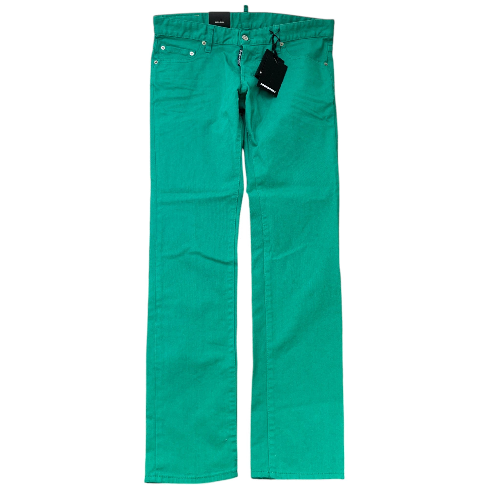 Men's Slim Jeans Green Size IT 48 / UK 32