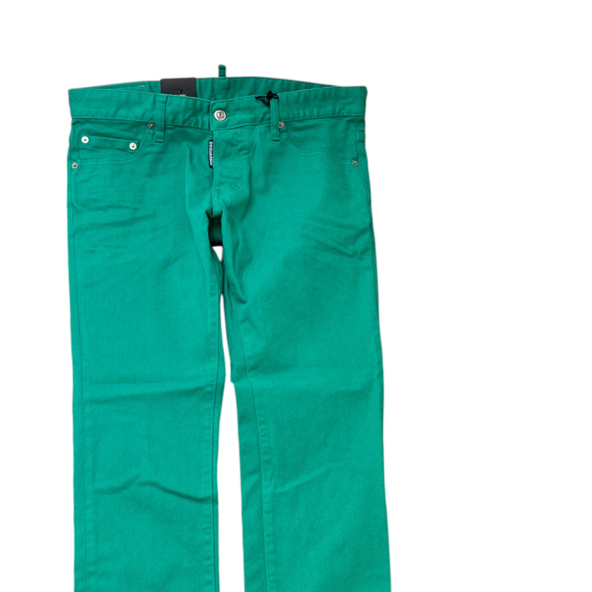 Men's Slim Jeans Green Size IT 48 / UK 32
