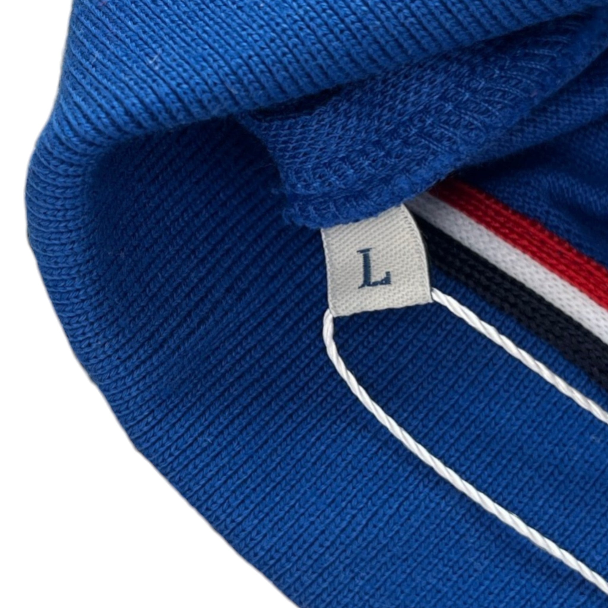 Men's Maglia Polo Shirt Blue Size L