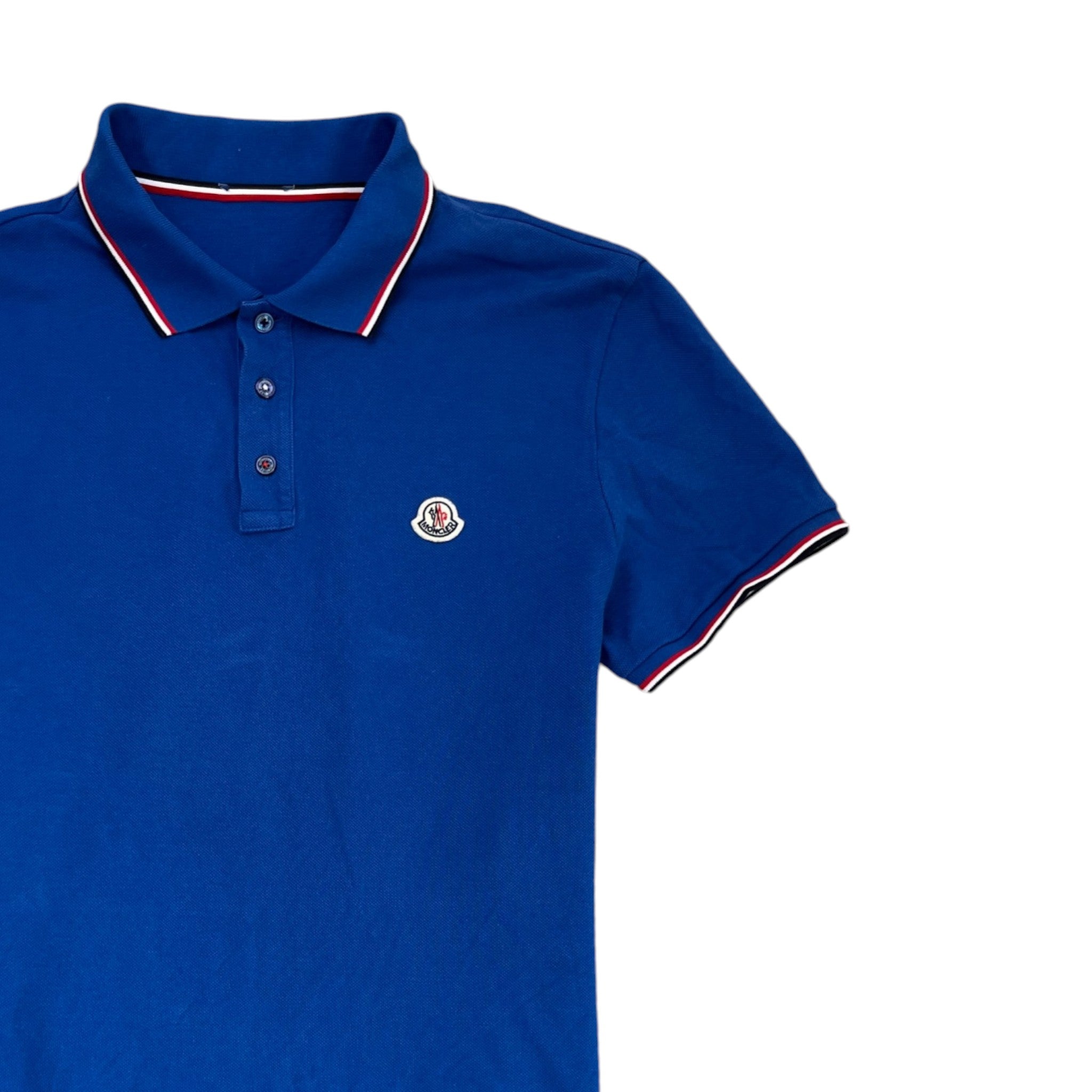 Men's Maglia Polo Shirt Blue Size L