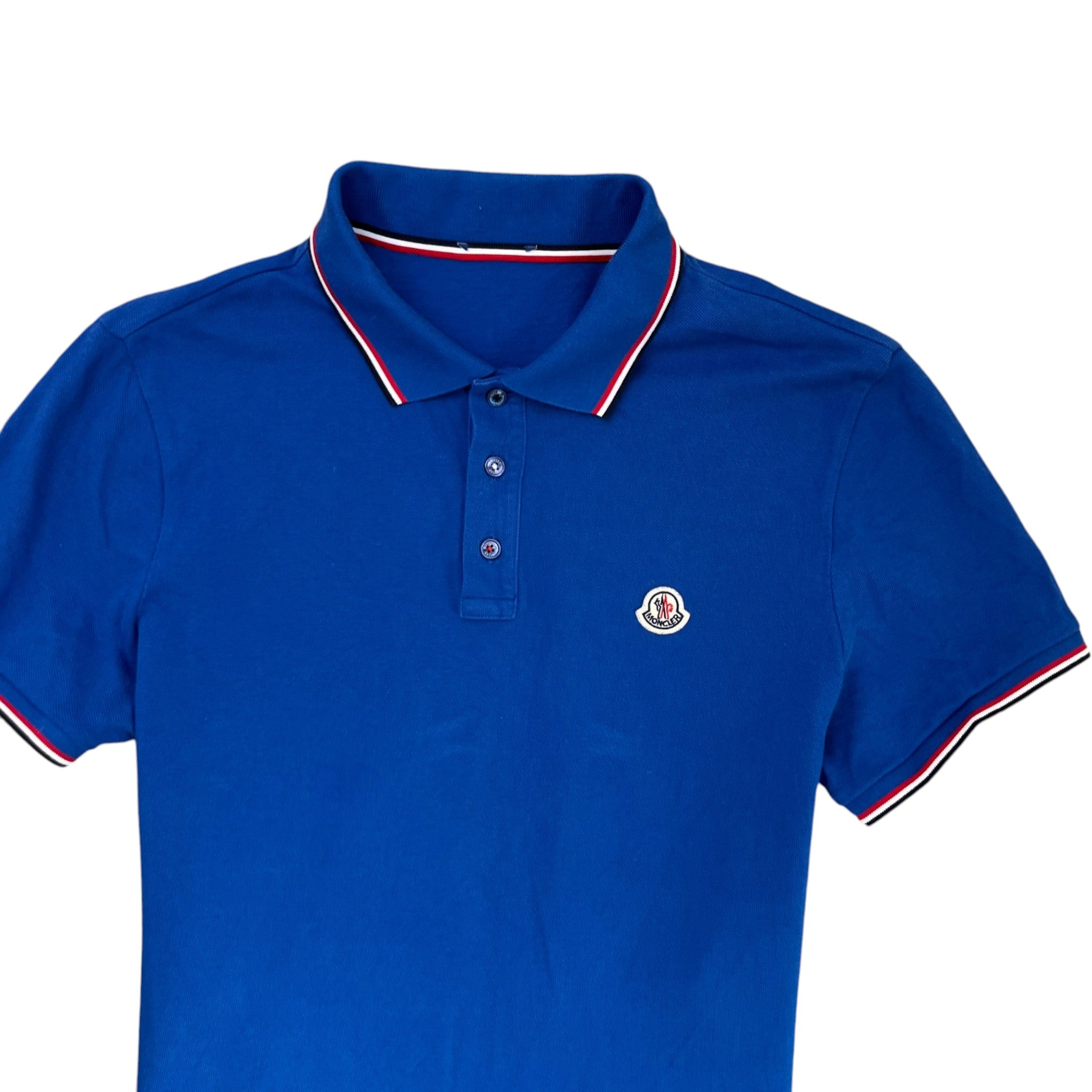 Men's Maglia Polo Shirt Blue Size L
