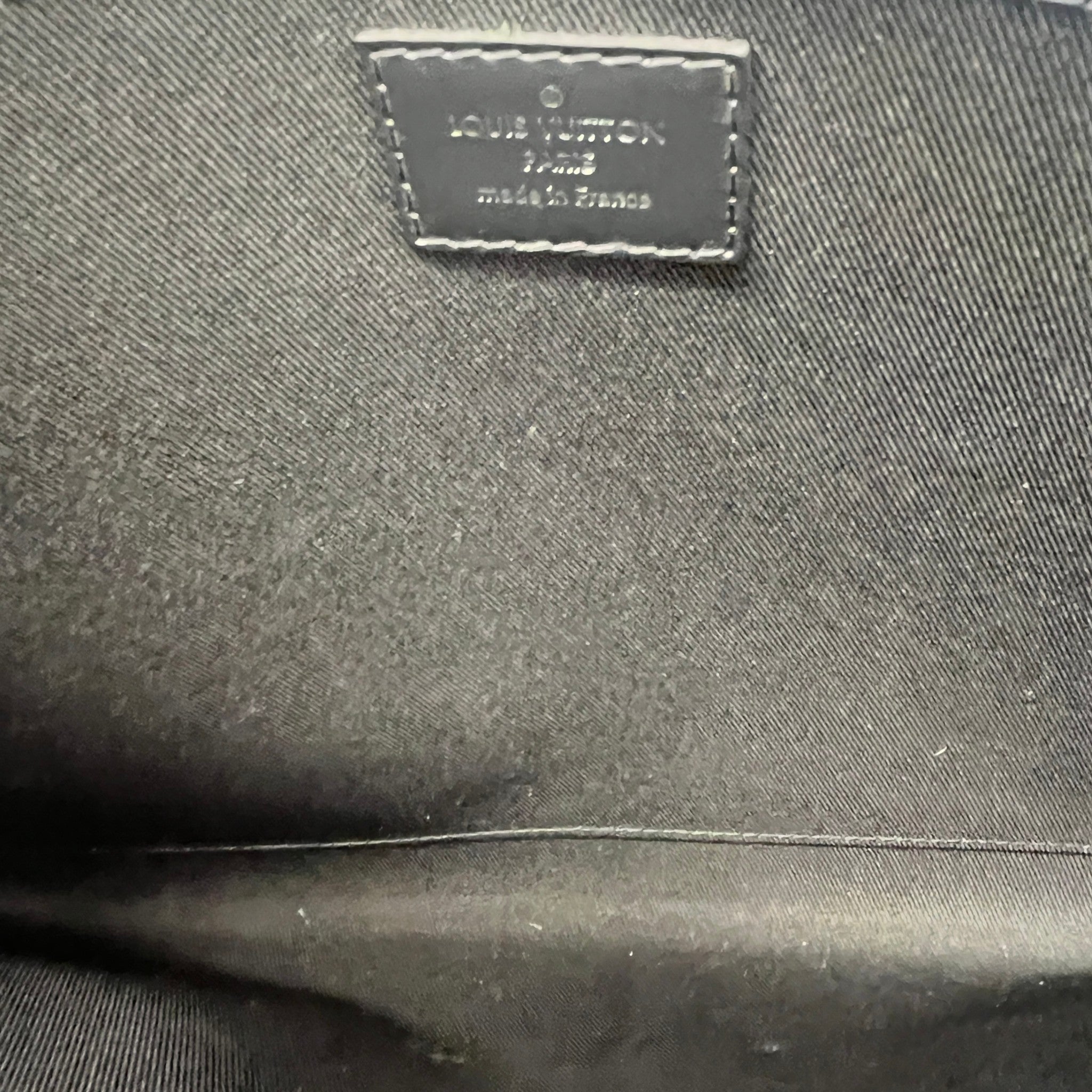 Men's Damier Graphite Pochette Jour Pouch Black