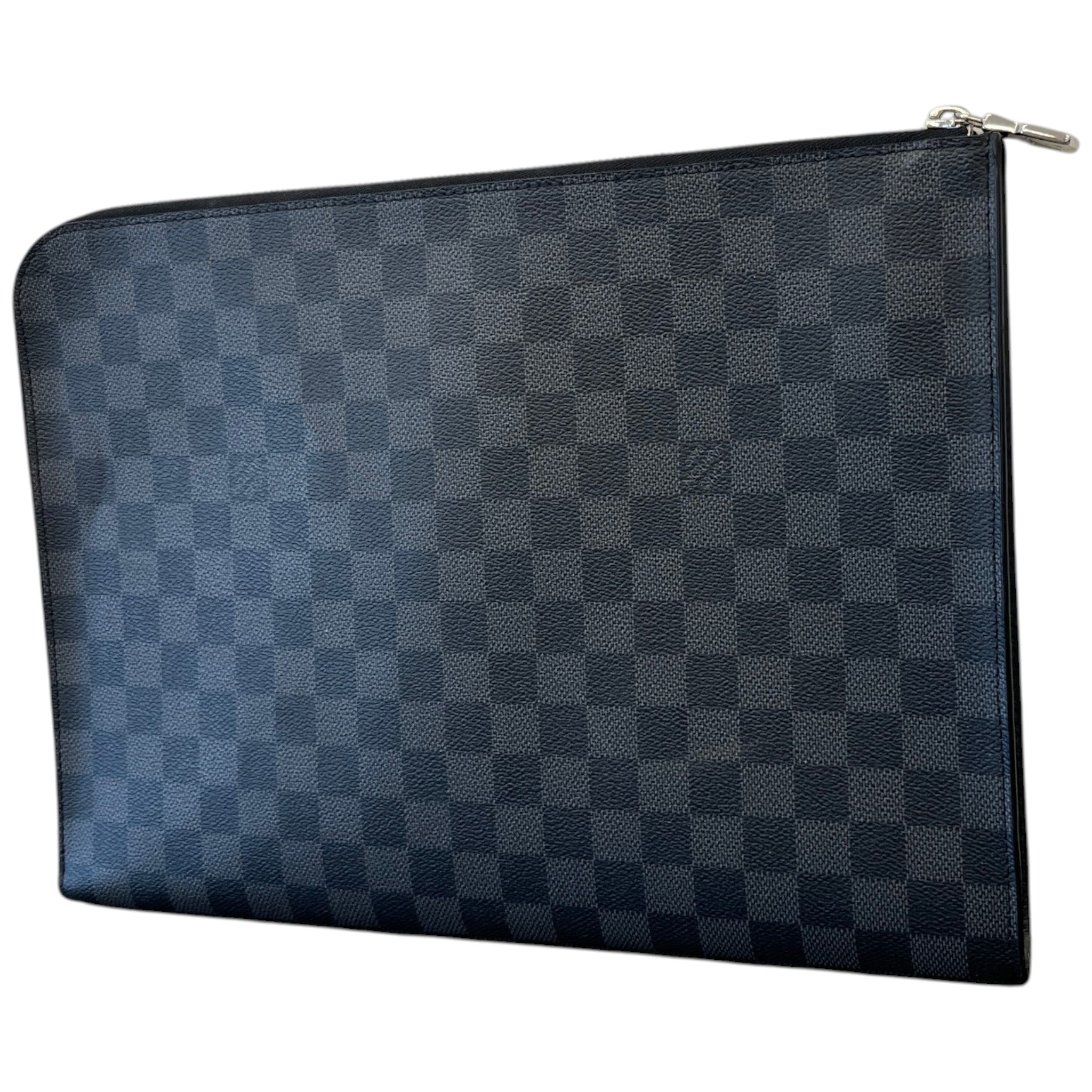Men's Damier Graphite Pochette Jour Pouch Black