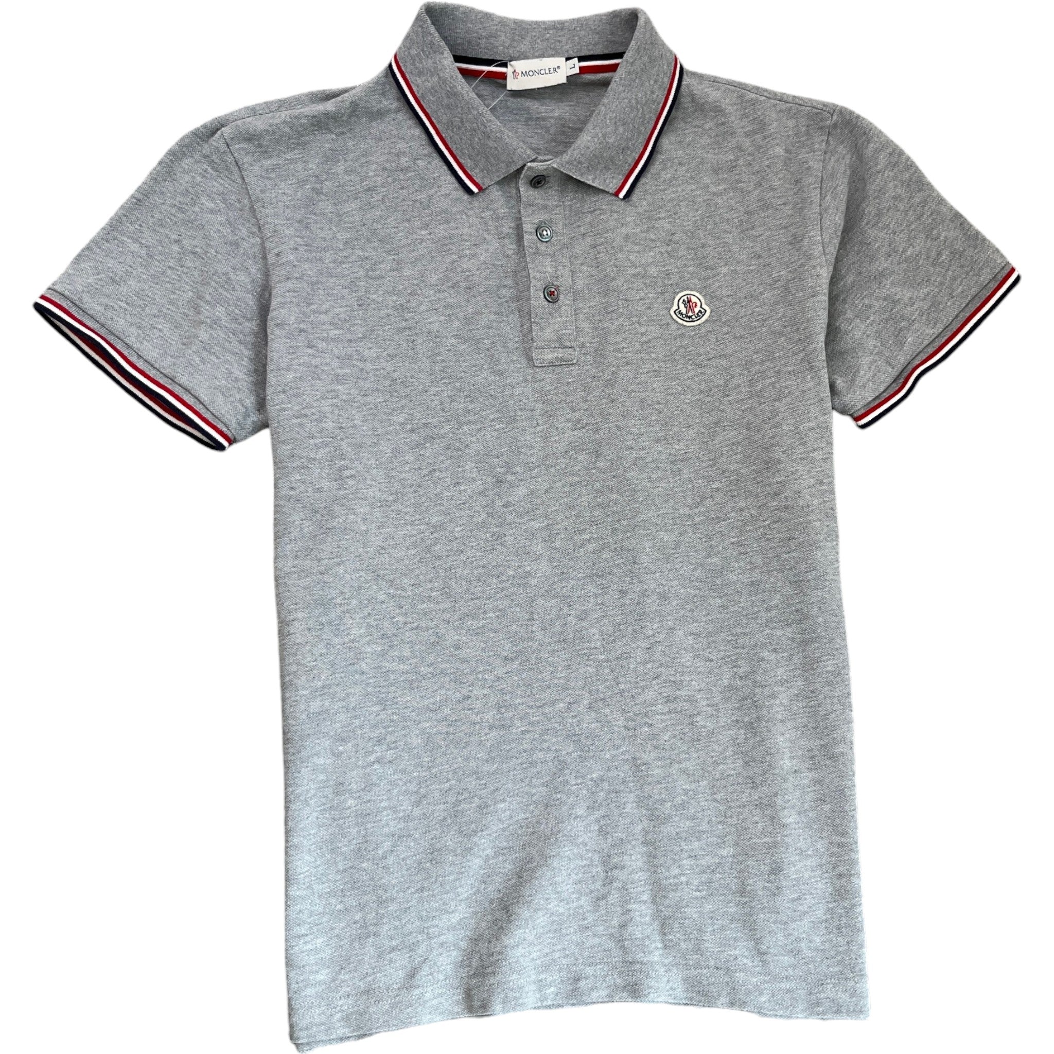 Men's Maglia Polo Shirt Grey Size L