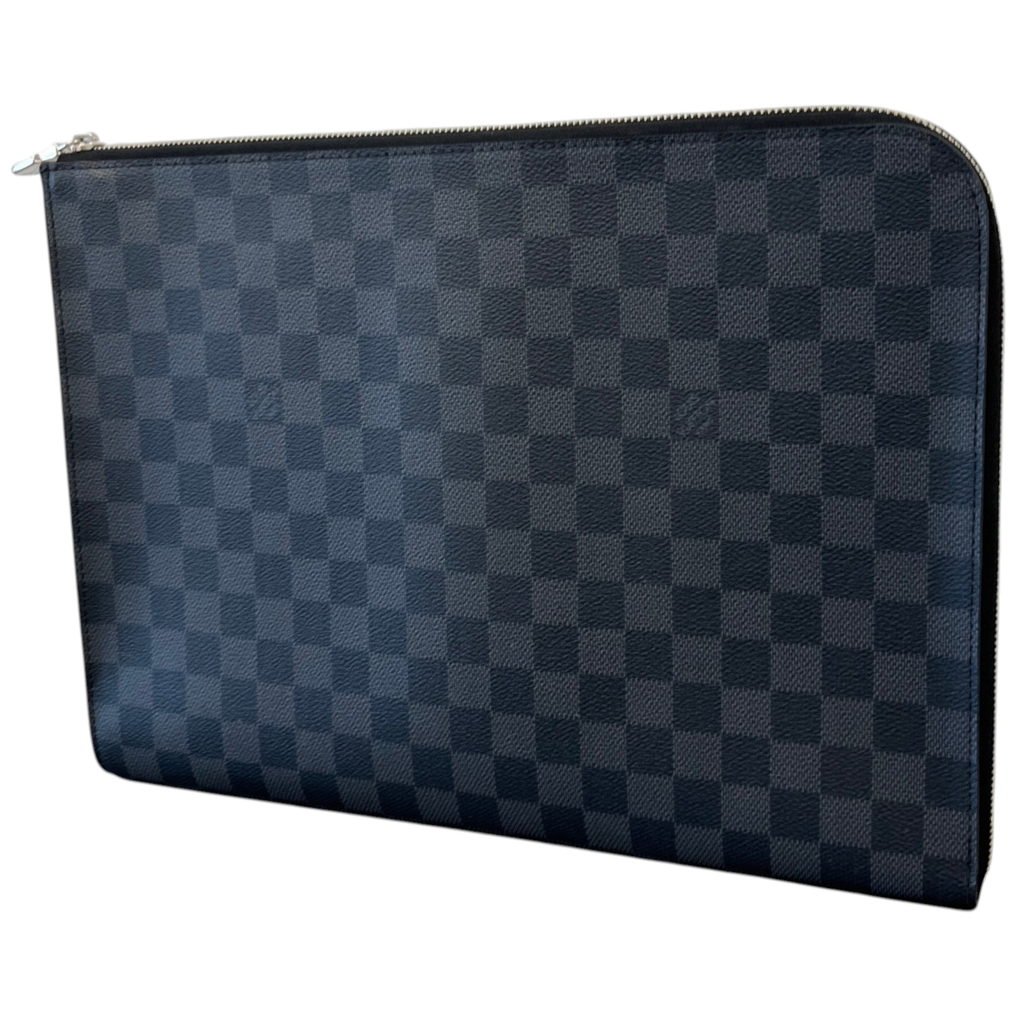 Men's Damier Graphite Pochette Jour Pouch Black