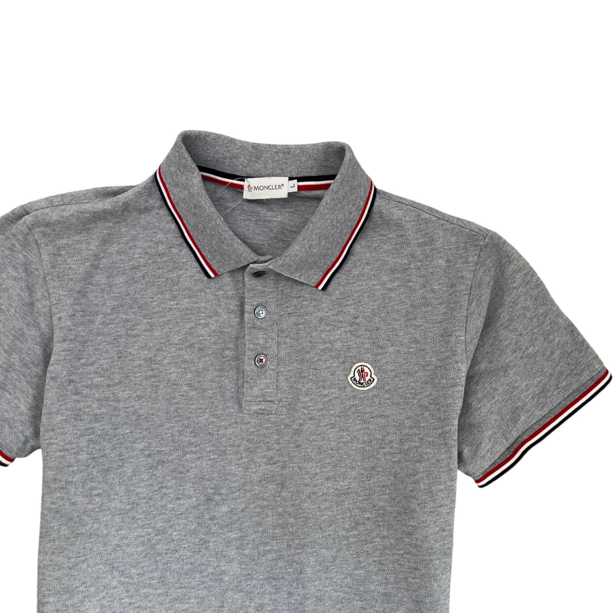 Men's Maglia Polo Shirt Grey Size L