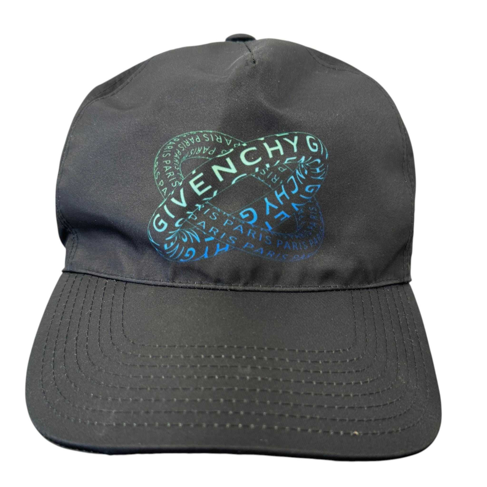 Men's Logo Print Cap Black