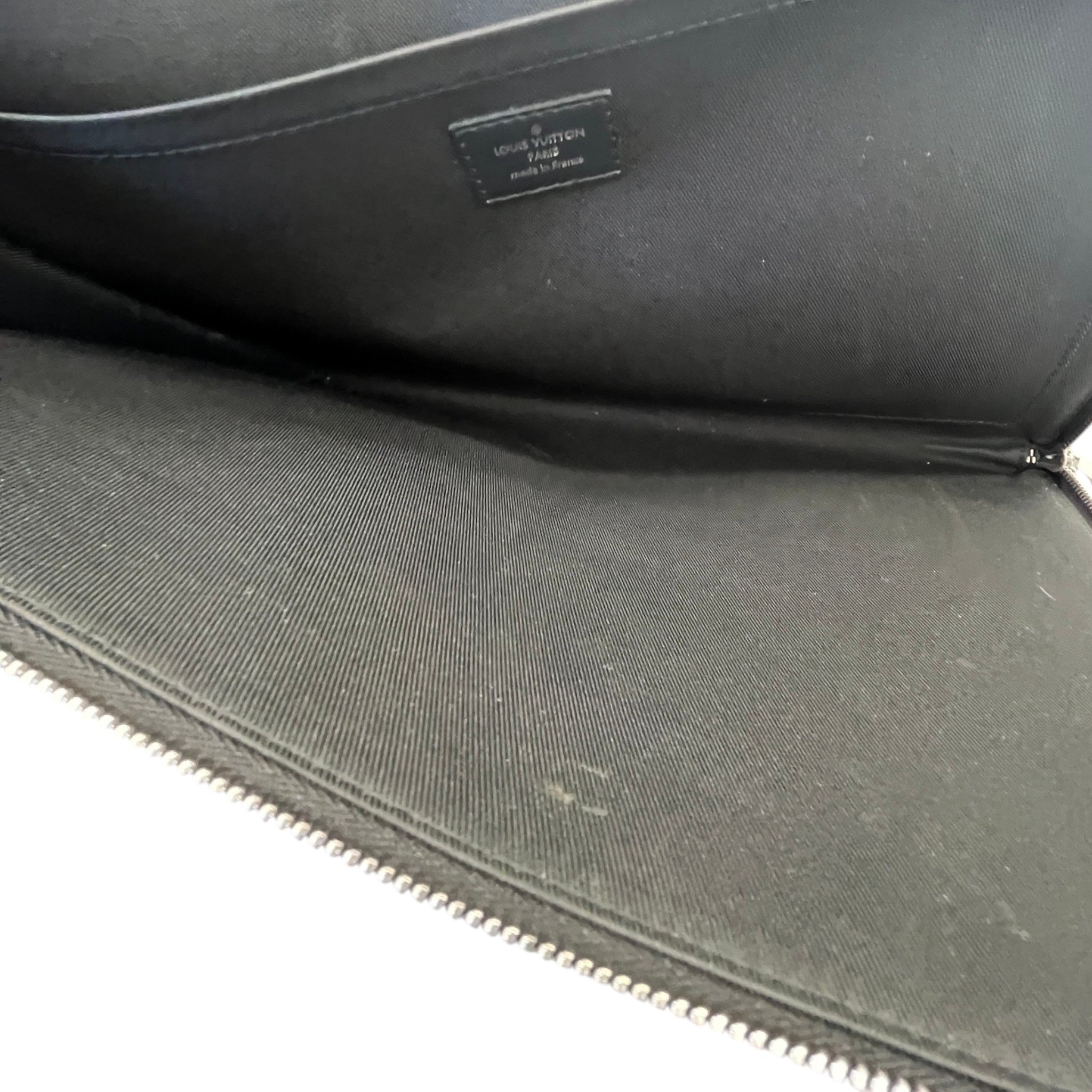 Men's Damier Graphite Pochette Jour Pouch Black