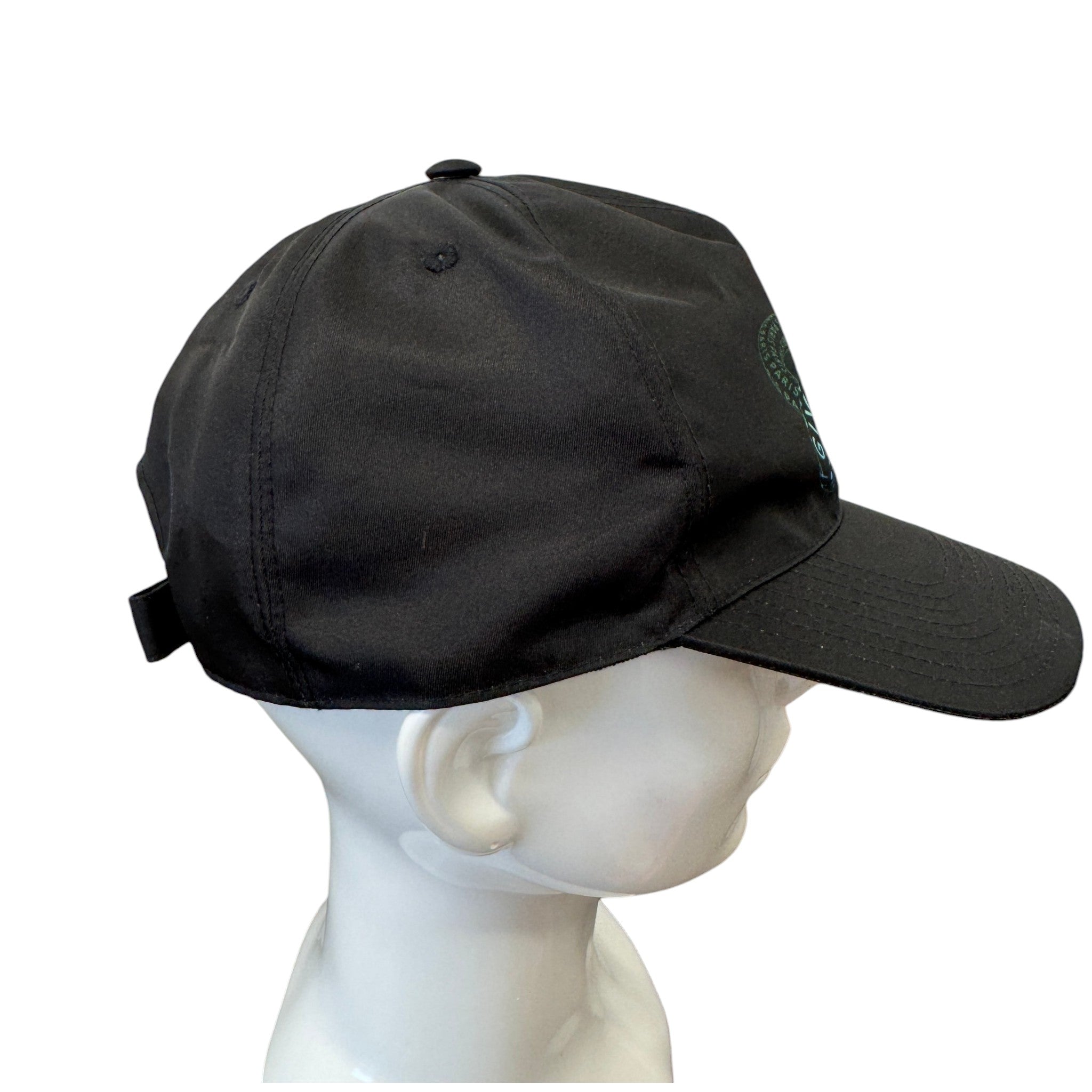 Men's Logo Print Cap Black