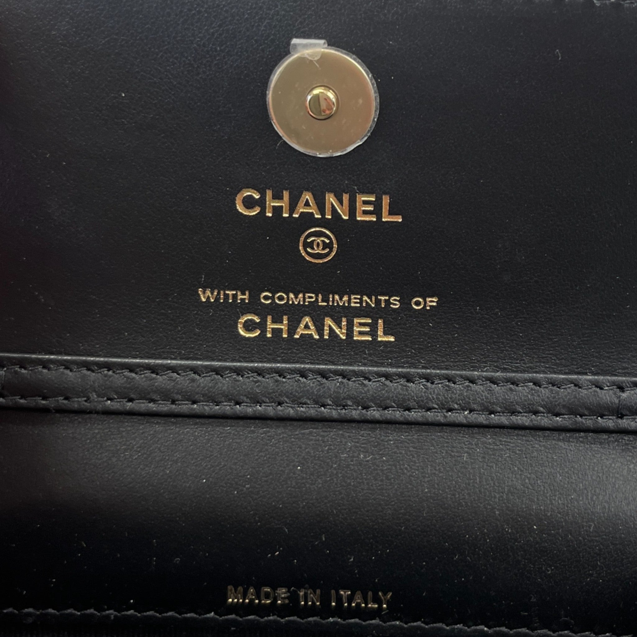 Women's Flag Mini Wallet On Chain Bag Beige