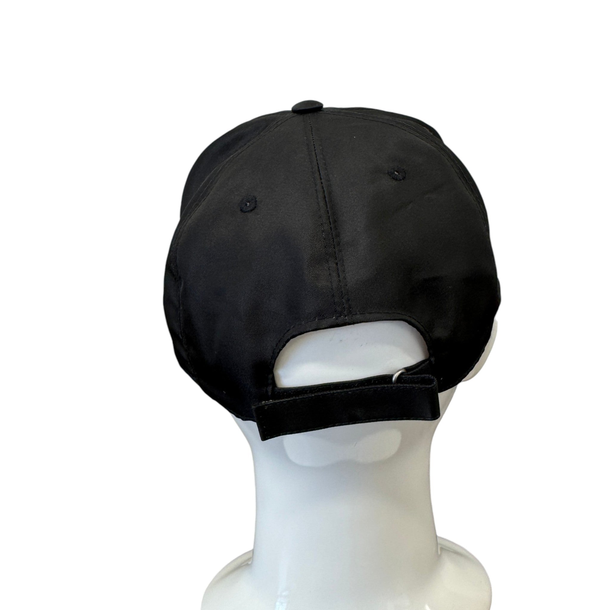 Men's Logo Print Cap Black