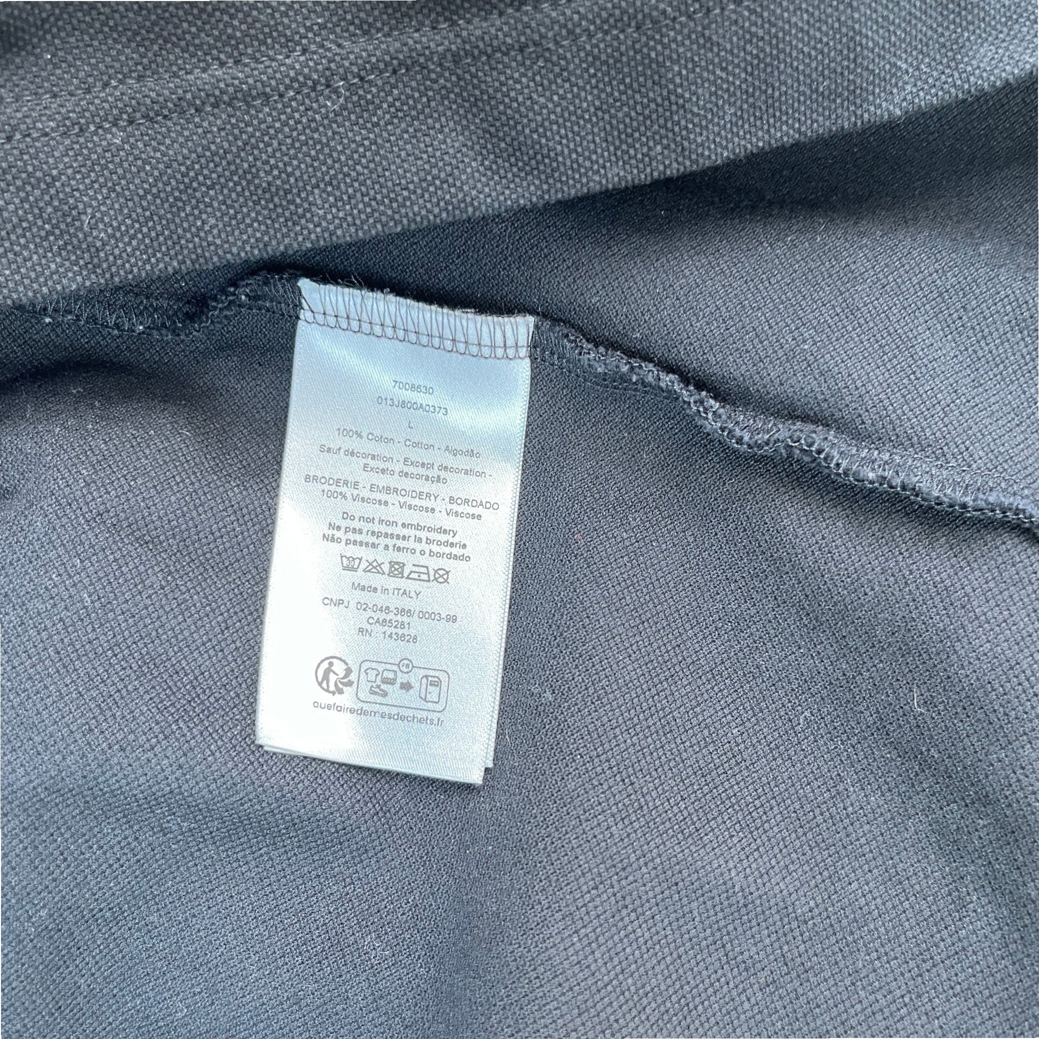 Men's Cd Icon Polo Shirt Black Size L