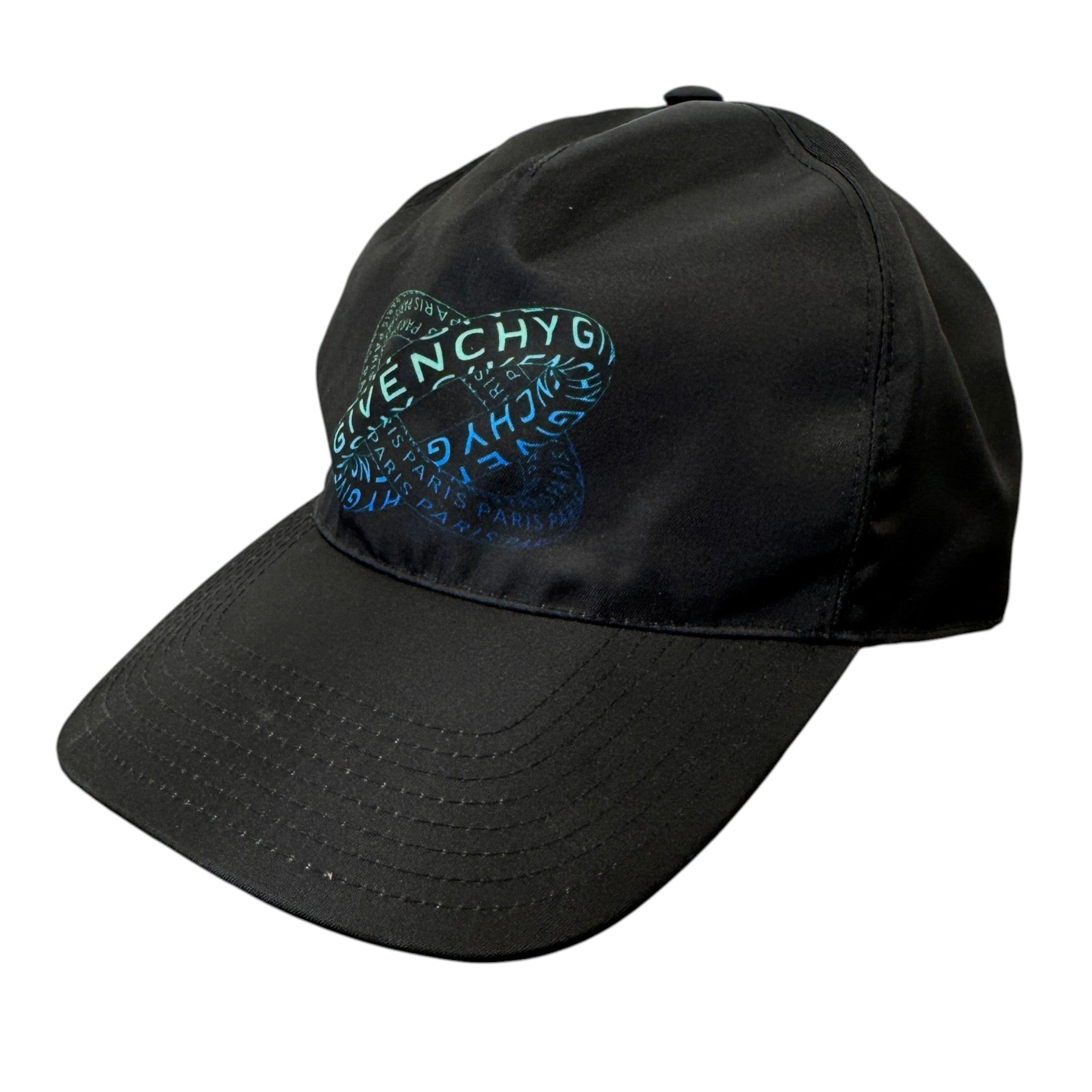 Men's Logo Print Cap Black