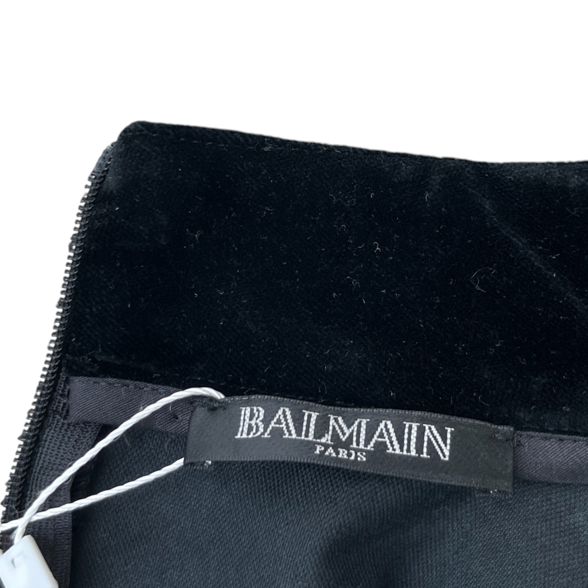 Women's Embellished Velvet Mini Dress Top Blue Size S