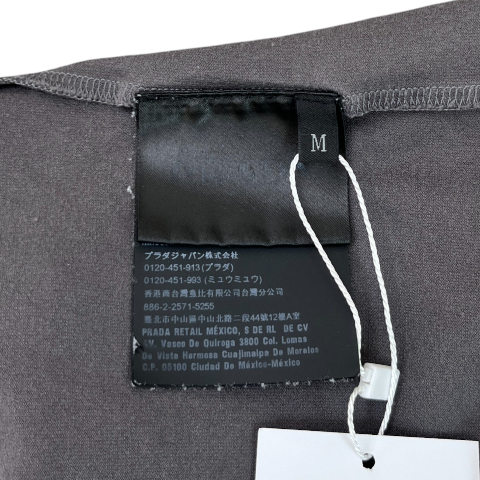 Men's Linear Rosa Logo T-Shirt Grey Size M