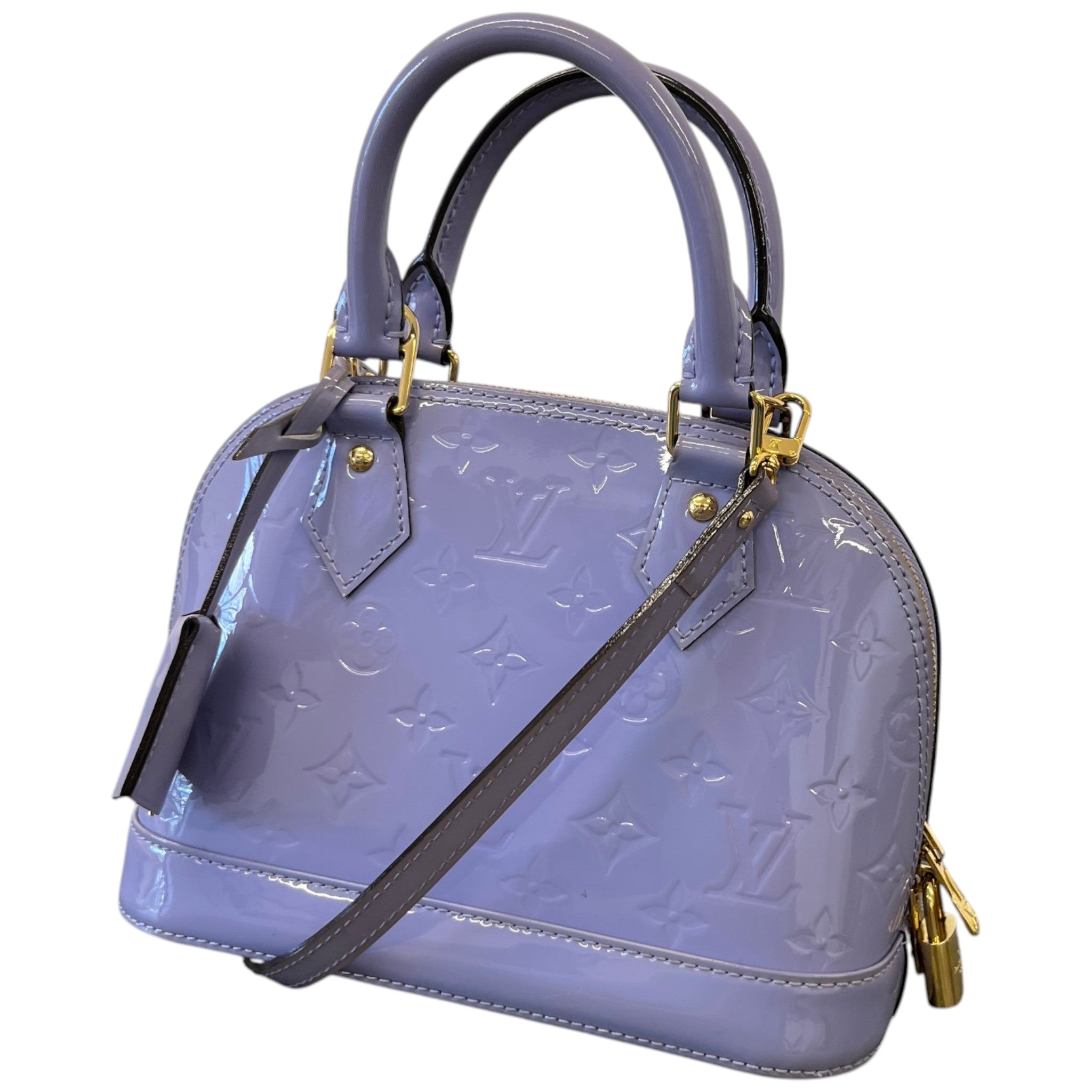 Women's Monogram Vernis Alma Bb Bag Purple