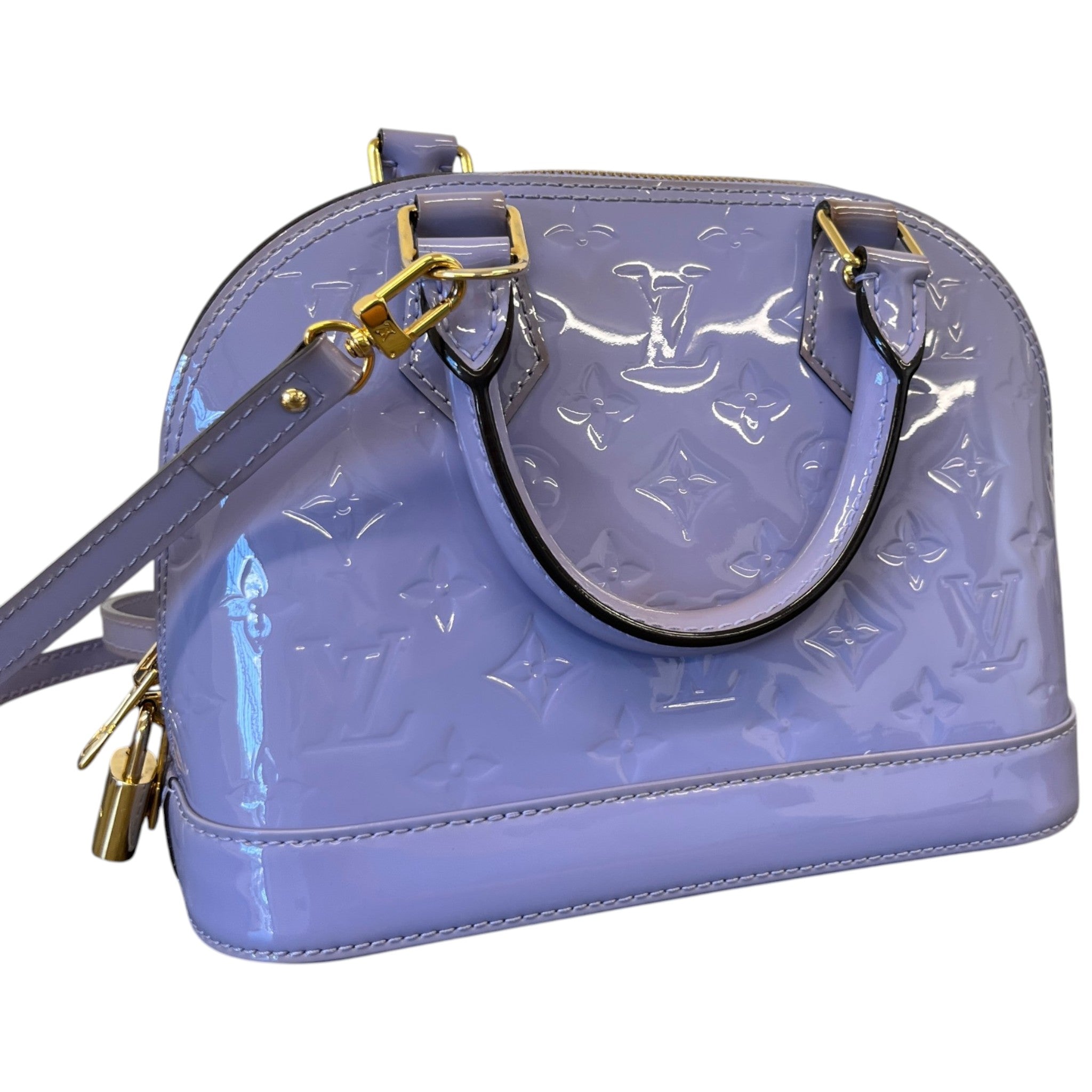Women's Monogram Vernis Alma Bb Bag Purple
