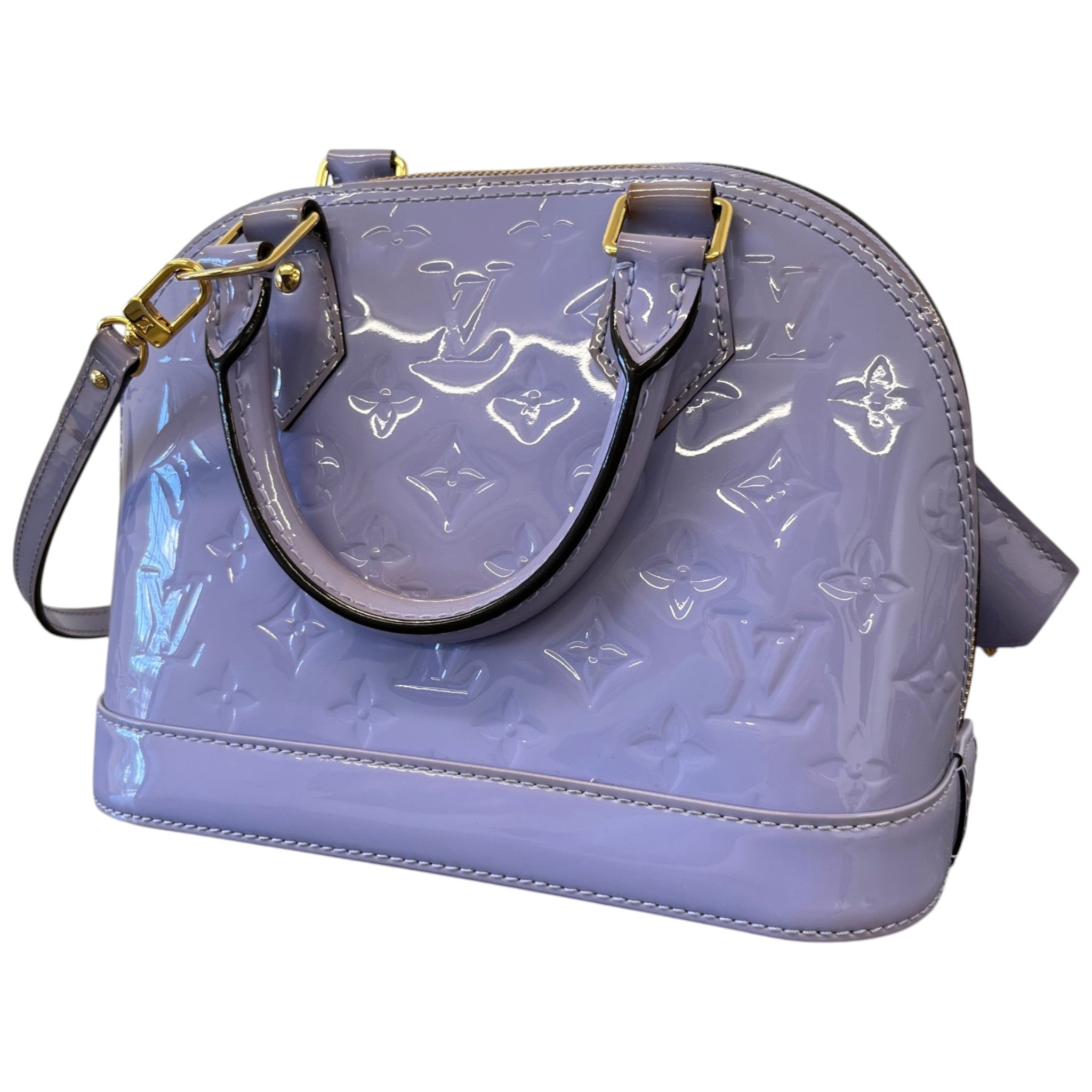 Women's Monogram Vernis Alma Bb Bag Purple