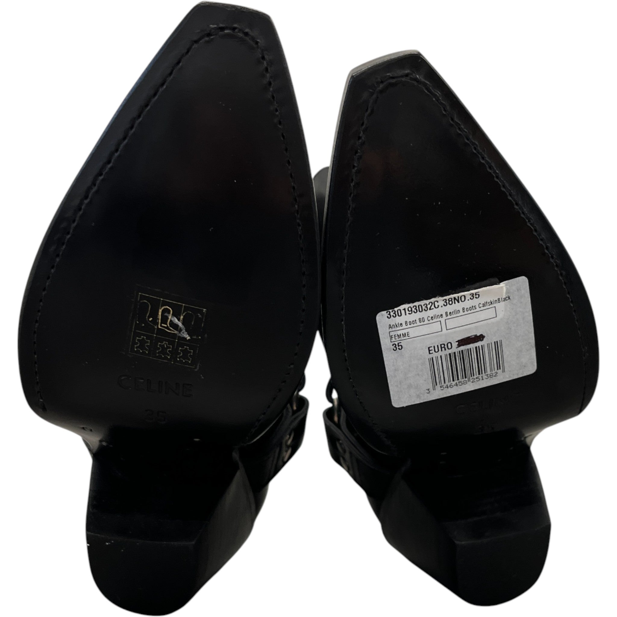 Women's Berlin Calfskin Boots Black Size EU 35 / UK 2