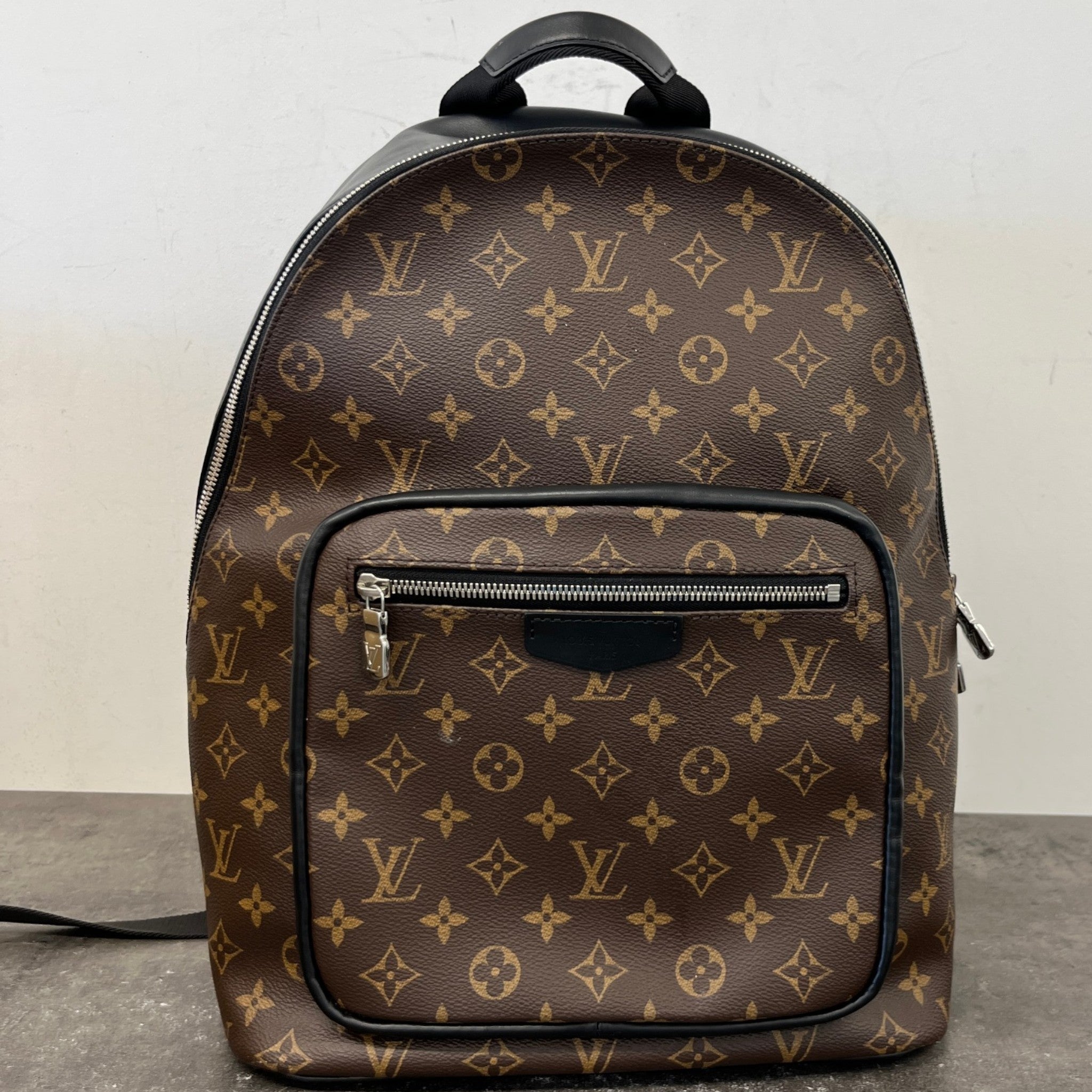 Men's Monogram Macassar Josh Backpack Brown