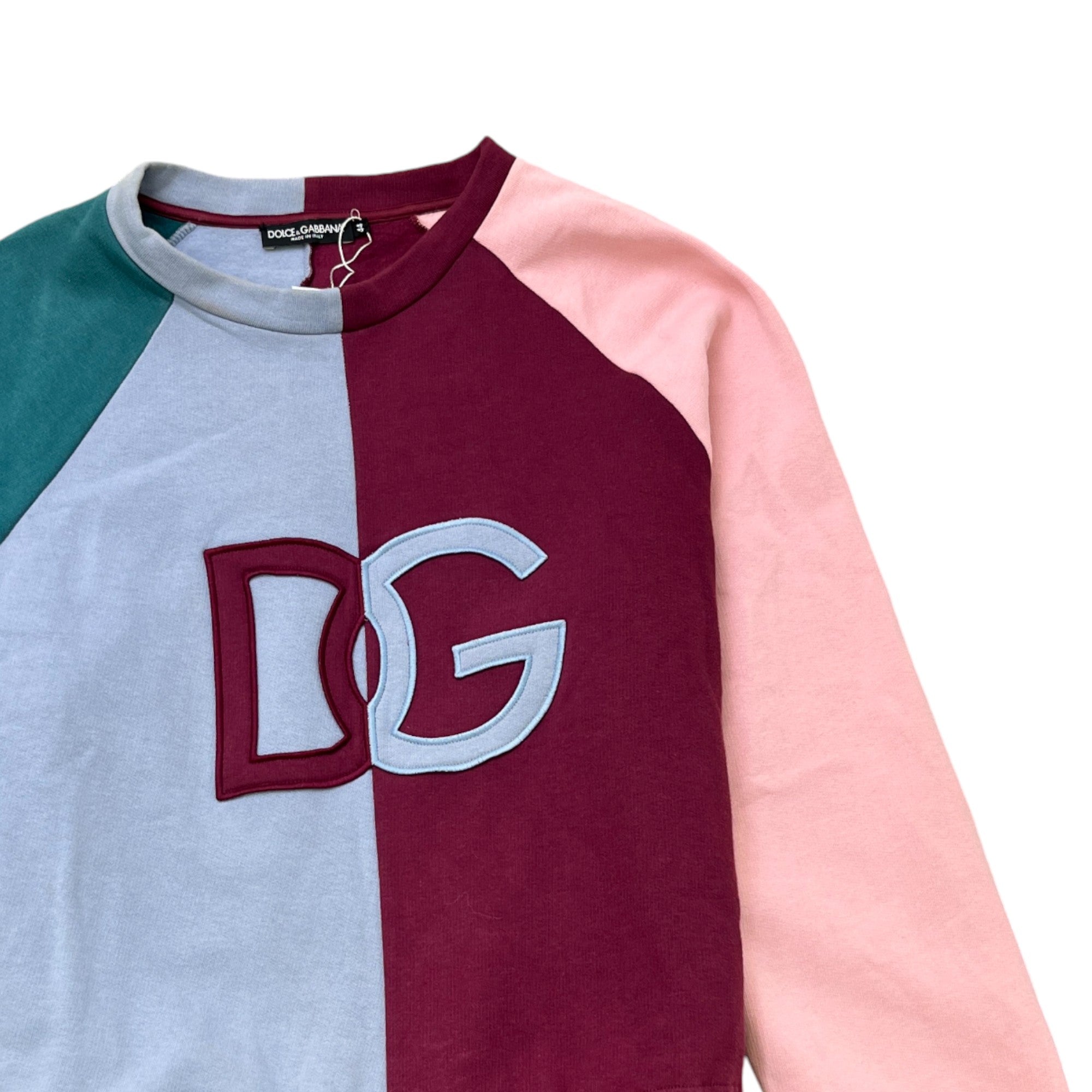 Women's Drawstring Colourblock Sweatshirt Multi-Coloured Size IT 44 / UK XS