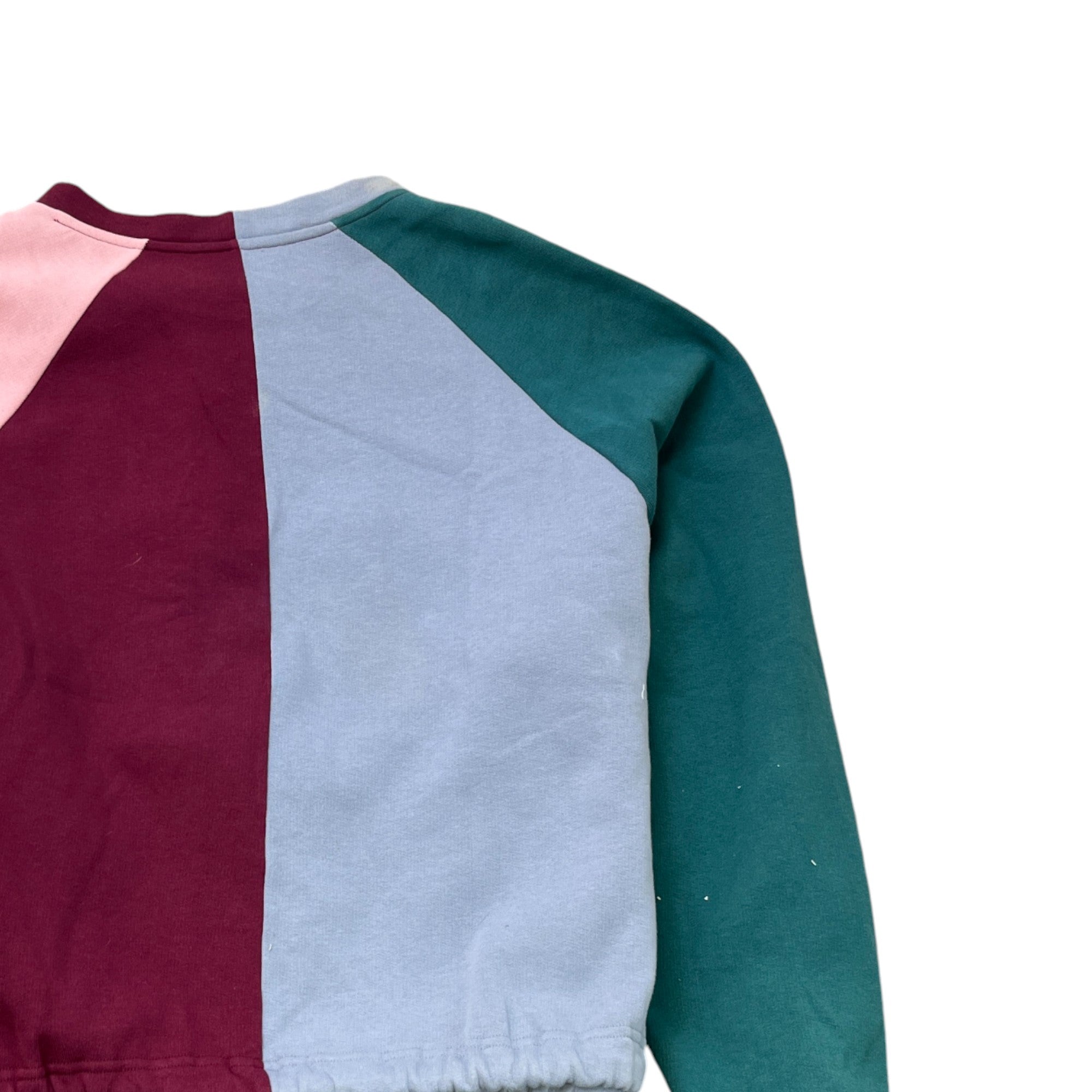 Women's Drawstring Colourblock Sweatshirt Multi-Coloured Size IT 44 / UK XS