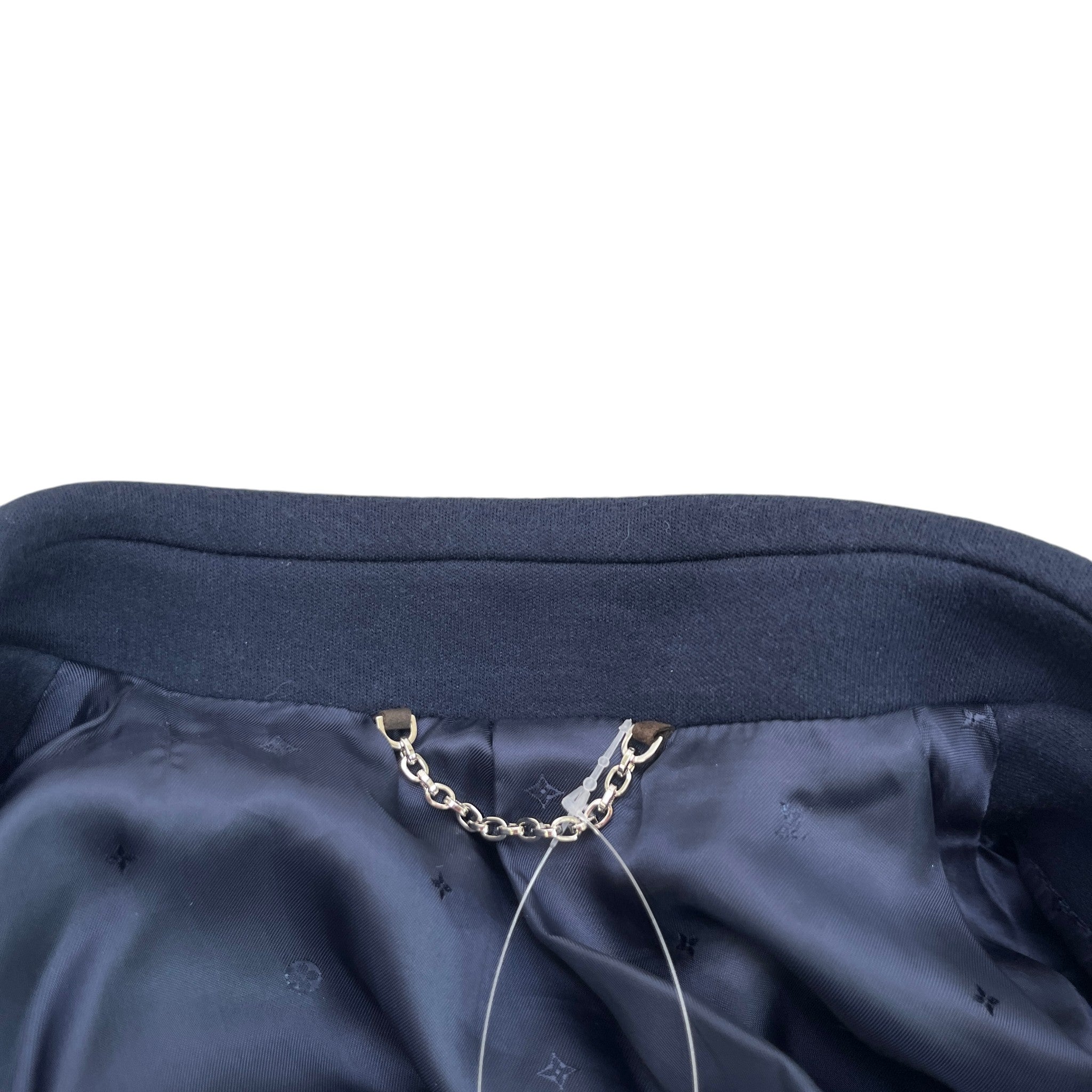 Men's Button Logo Blazer Jacket Navy Size IT 48 / M