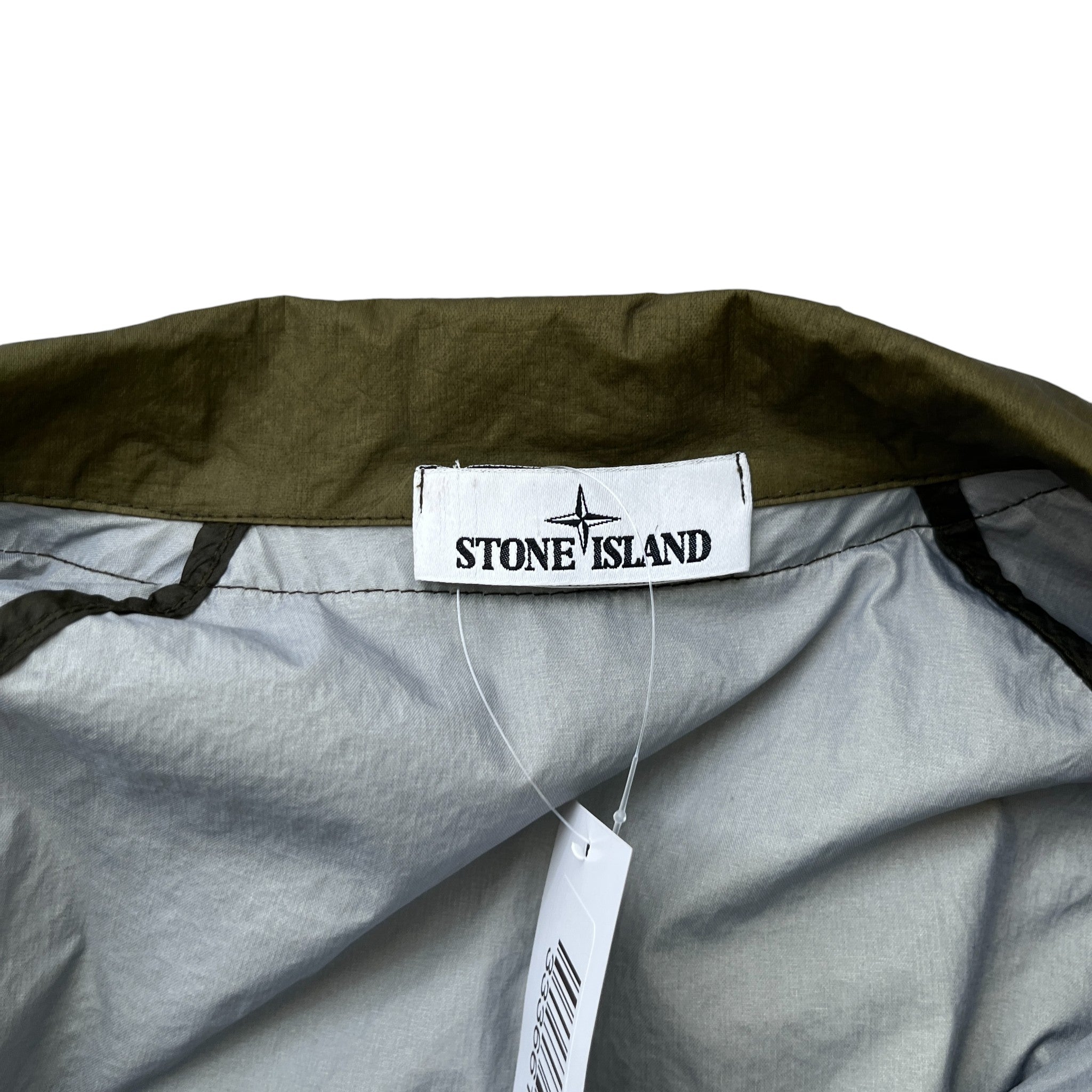 Men's Applique Logo Jacket Green Size M