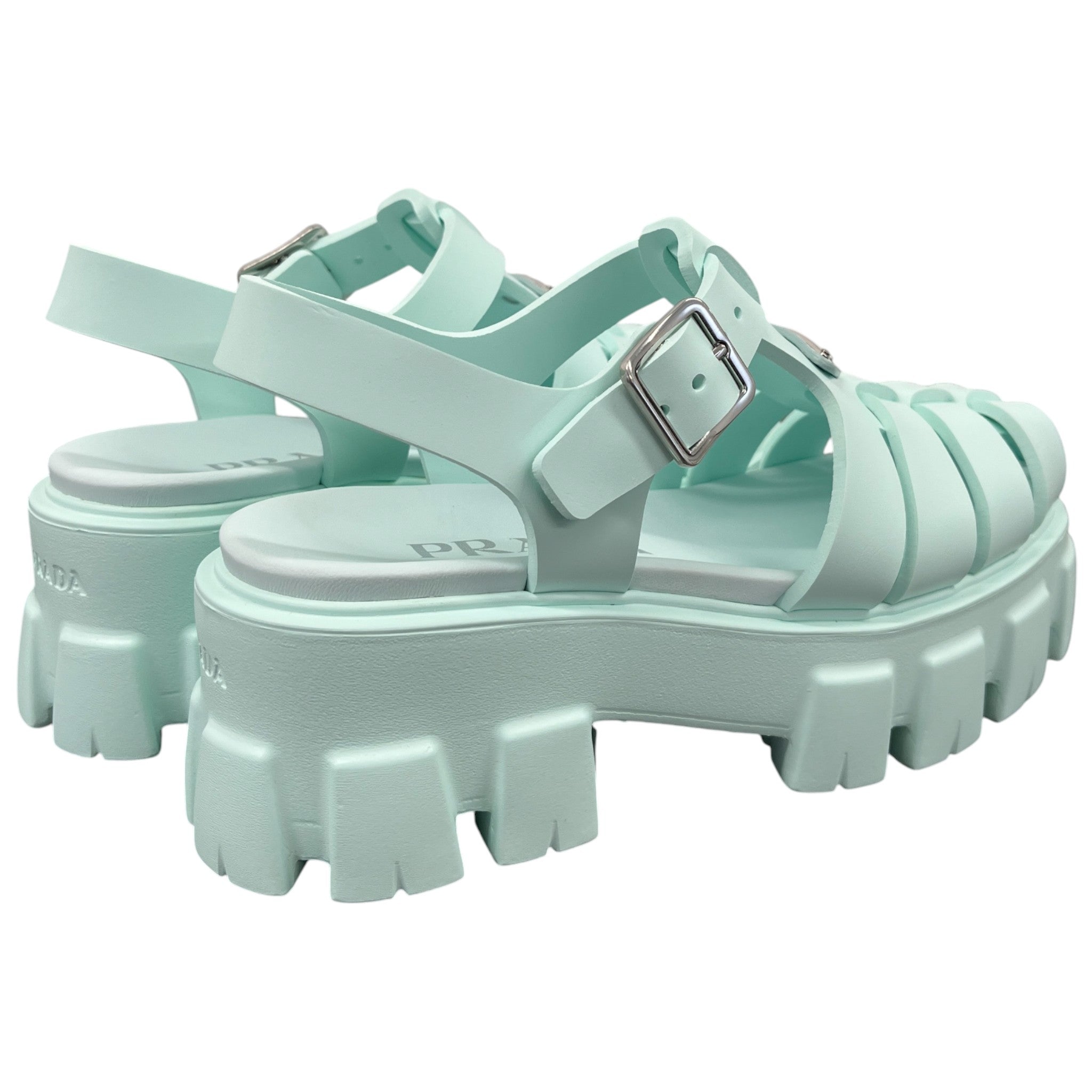 Women's Monolith Caged Sandals Green Size EU 35 / UK 2