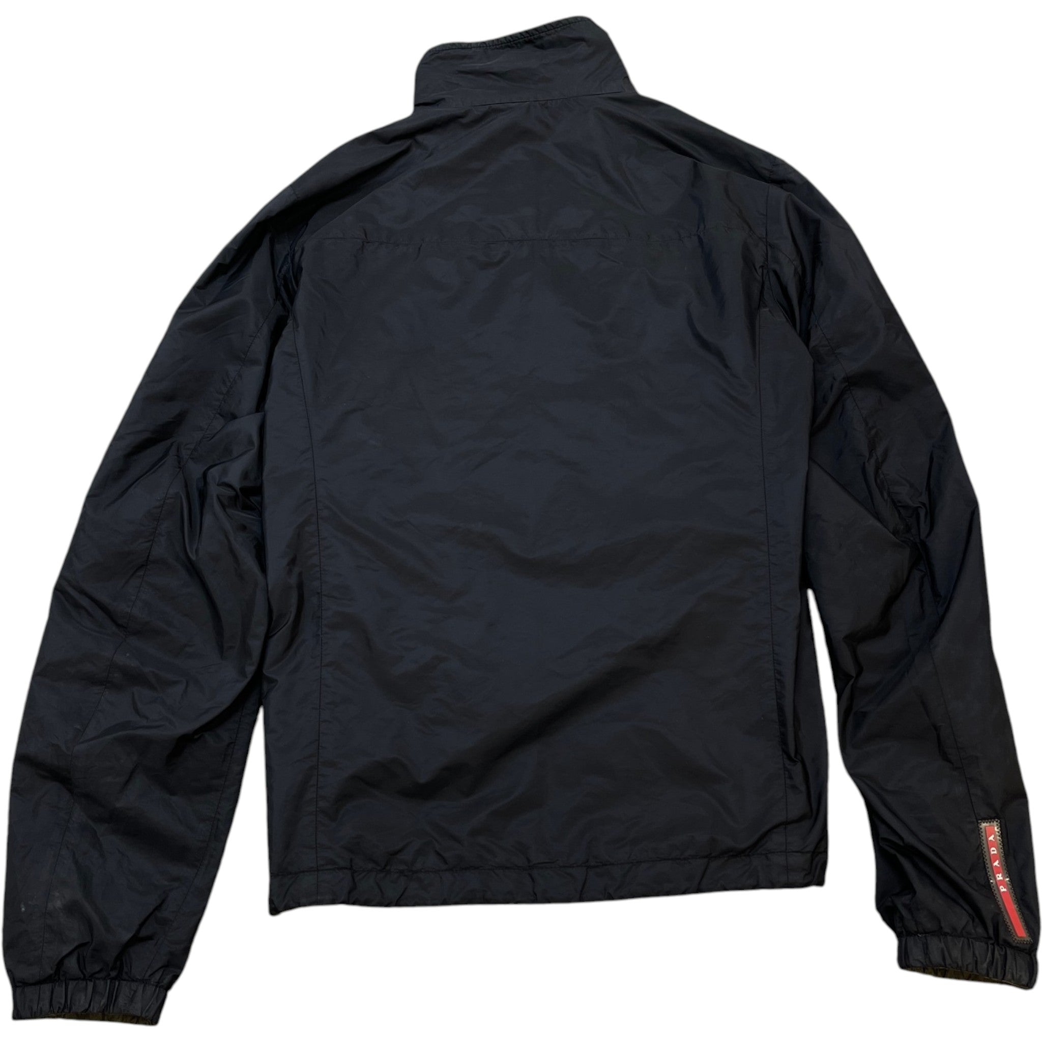 Men's Reversible Linea Rosa Windbreaker Black Size IT 48 / M
