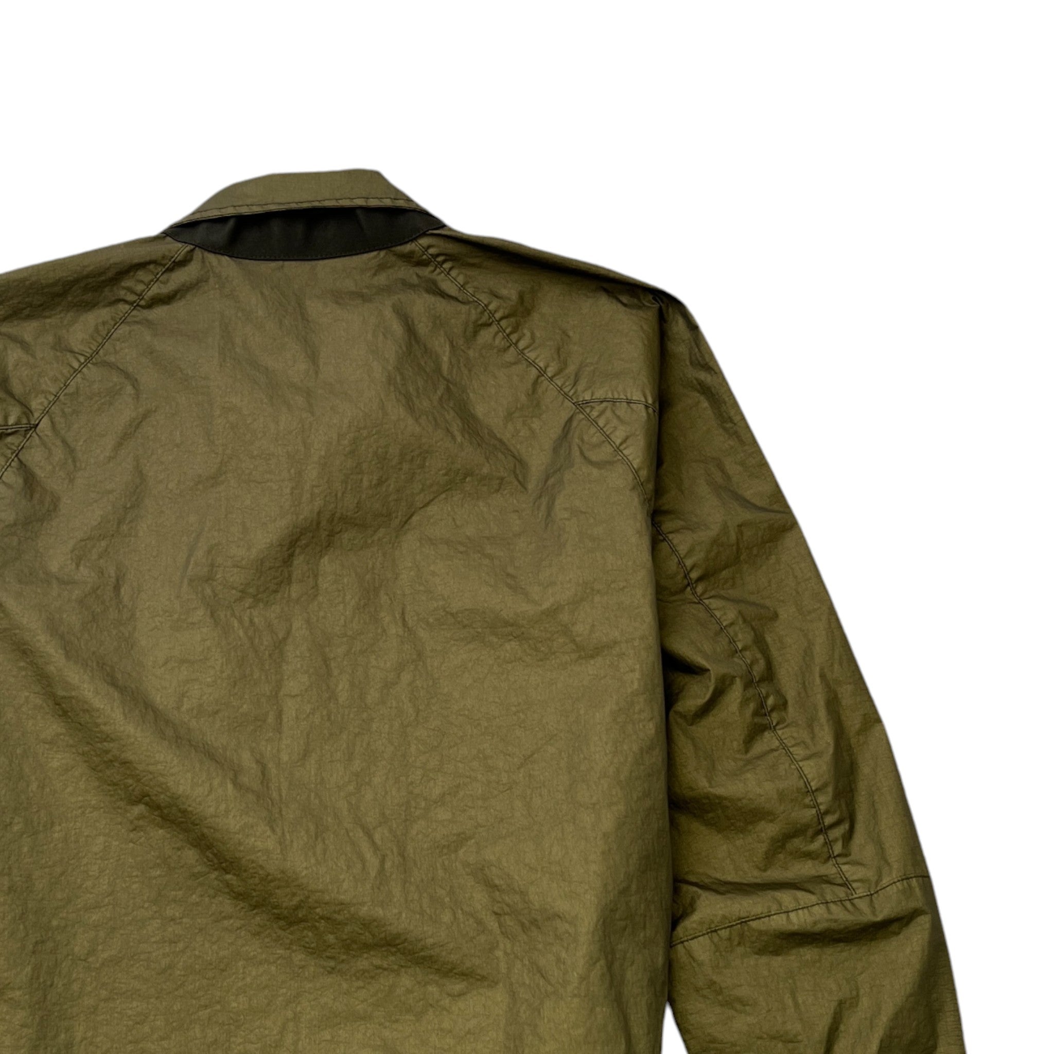 Men's Applique Logo Jacket Green Size M