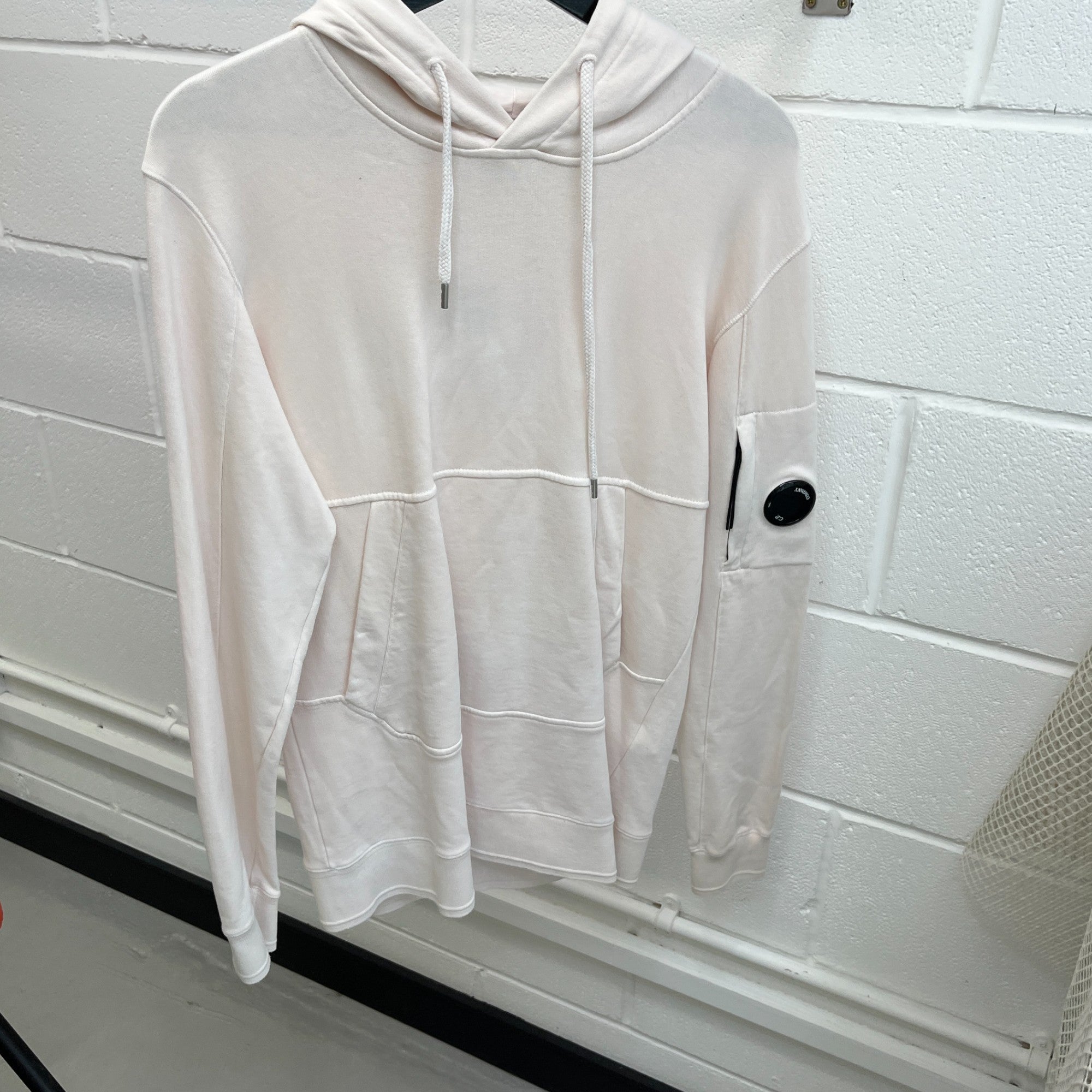 Men's Micro Lens Hoodie Salmon Size M