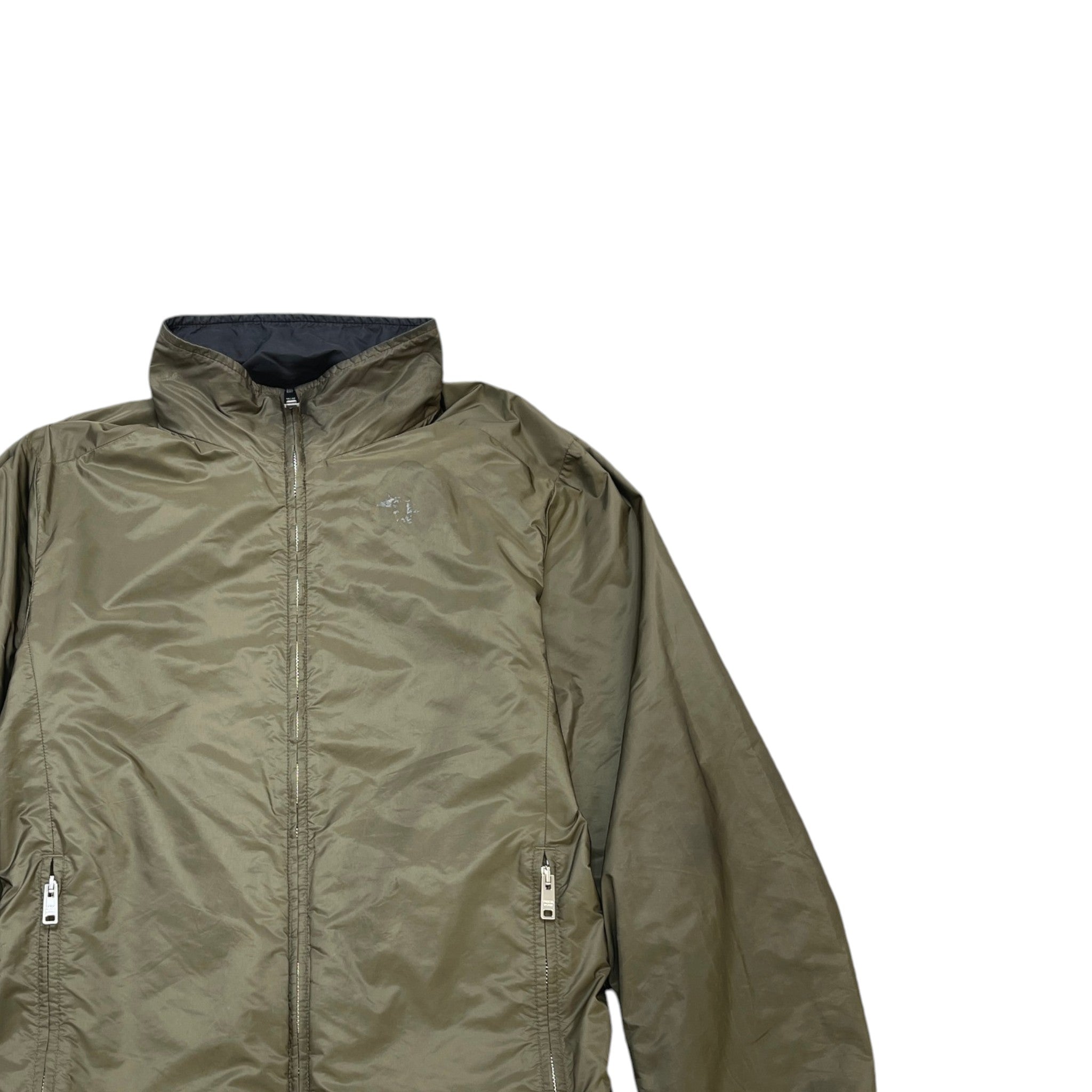 Men's Reversible Linea Rosa Windbreaker Black Size IT 48 / M