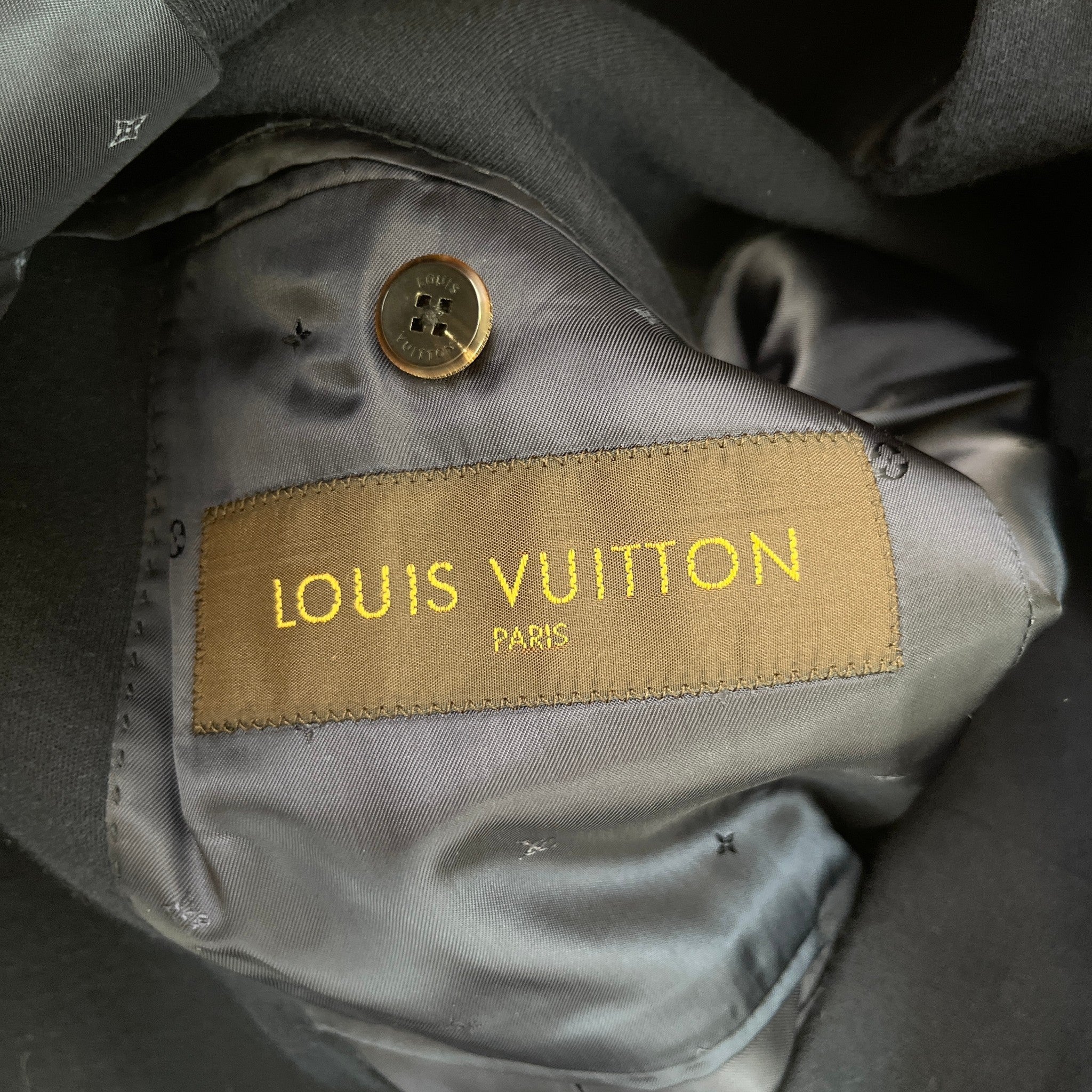 Men's Button Logo Blazer Jacket Navy Size IT 48 / M