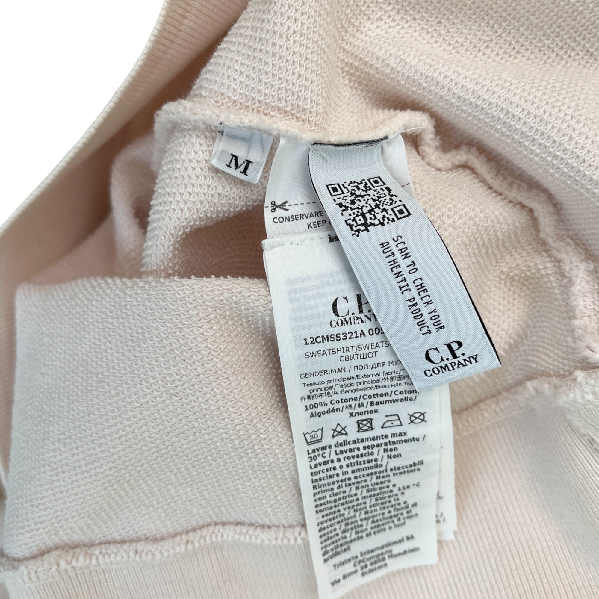 Men's Micro Lens Hoodie Salmon Size M