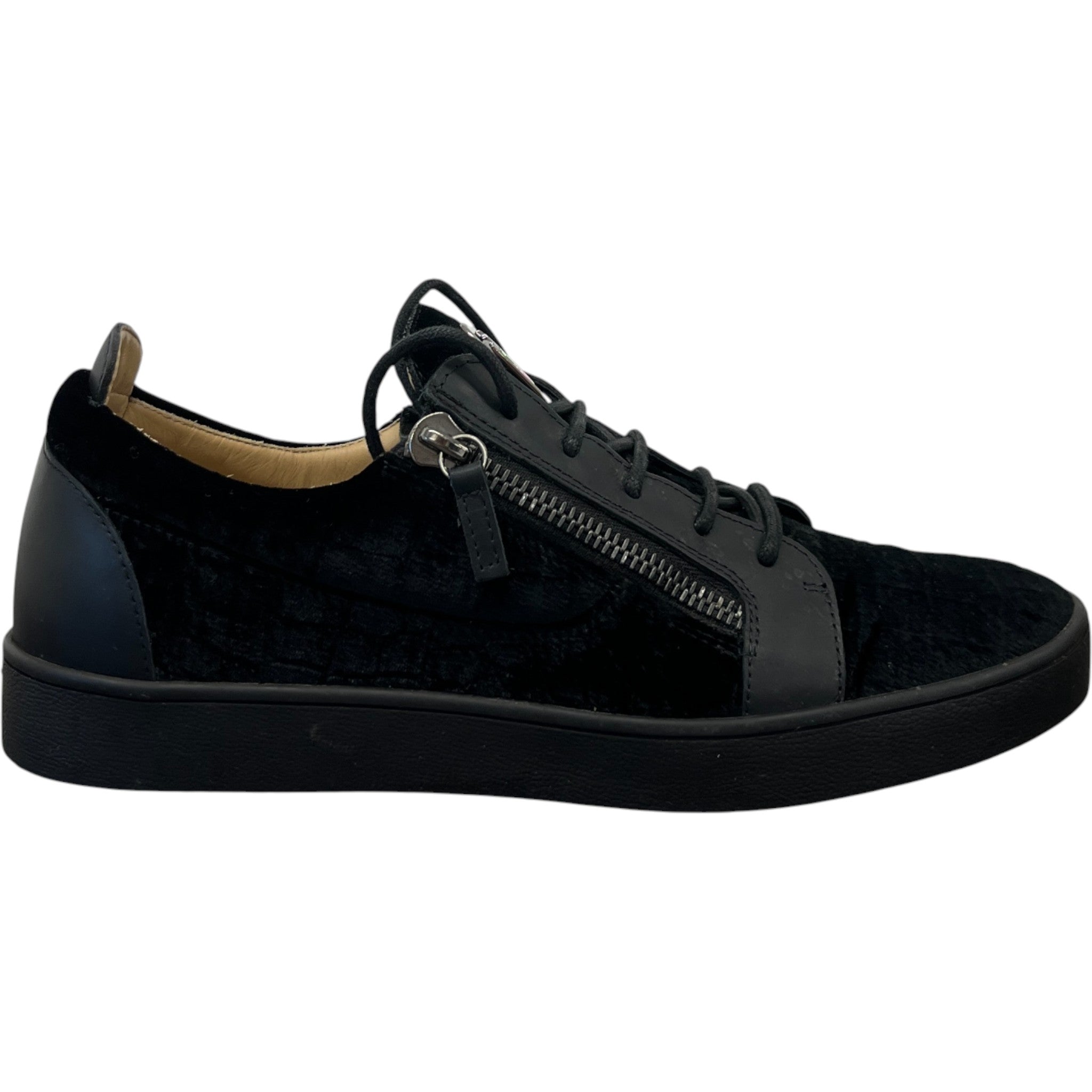 Men's Frankie Low Trainers Black Size EU 44 / UK 10