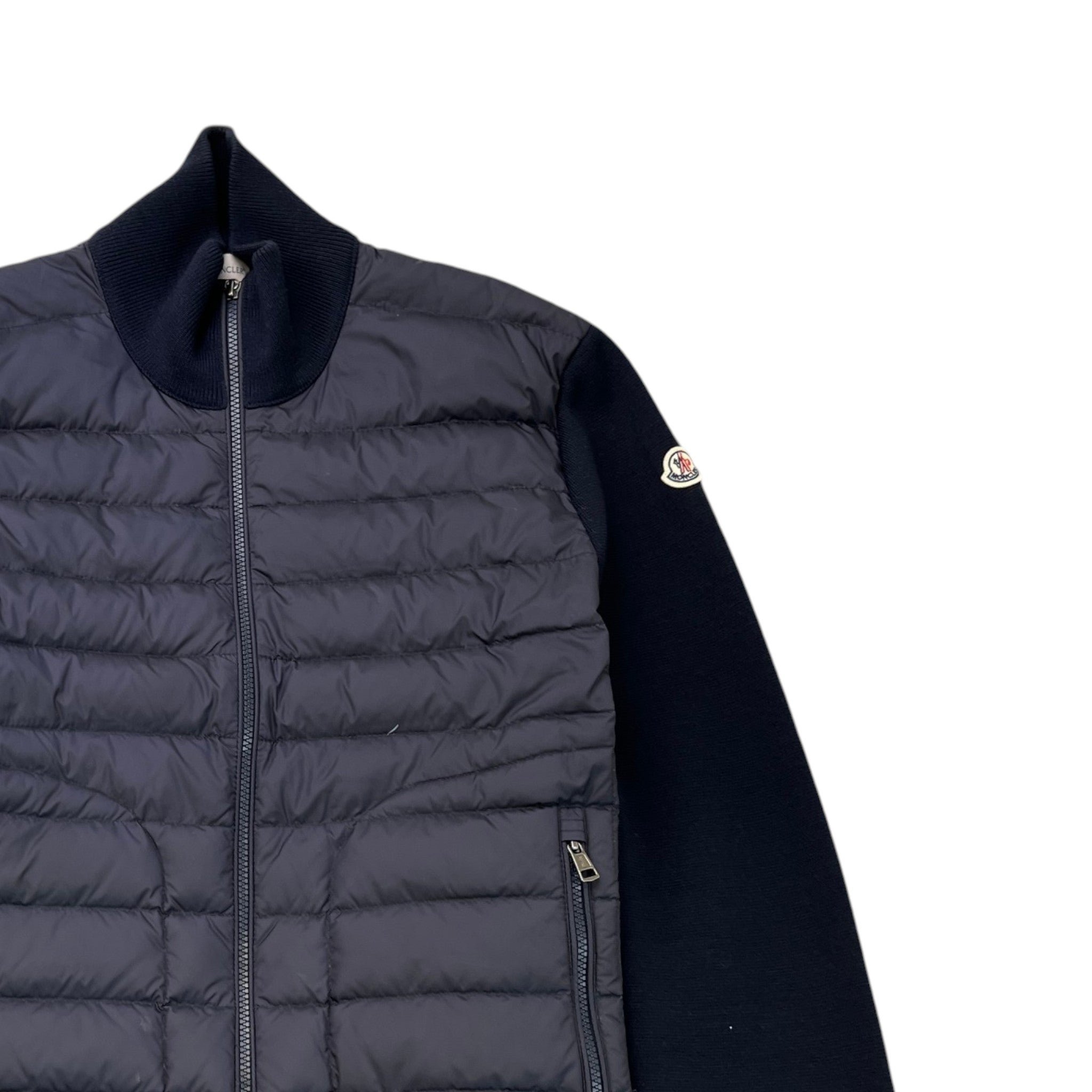 Men's Cardigan Tricot Jacket Navy Size L
