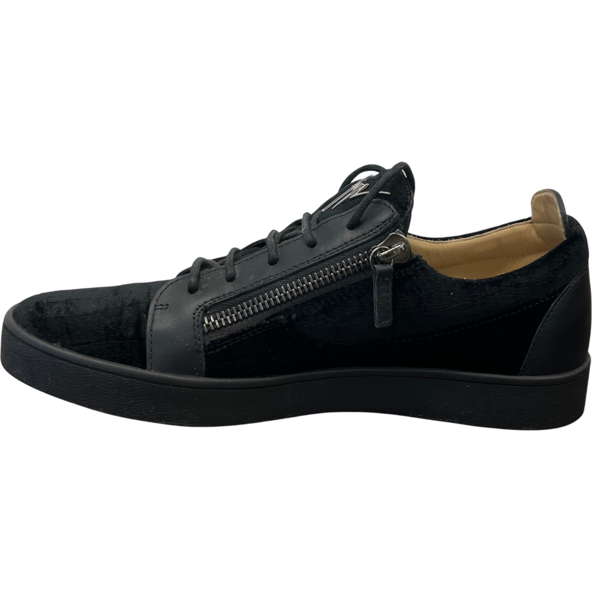 Men's Frankie Low Trainers Black Size EU 44 / UK 10