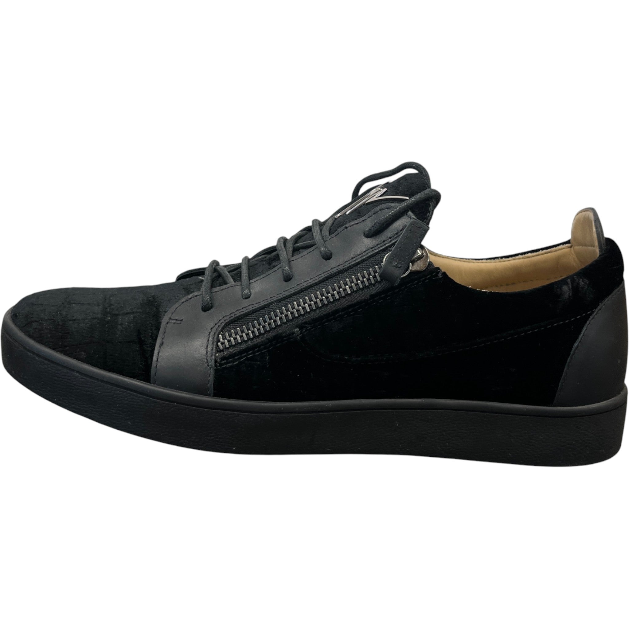 Men's Frankie Low Trainers Black Size EU 44 / UK 10
