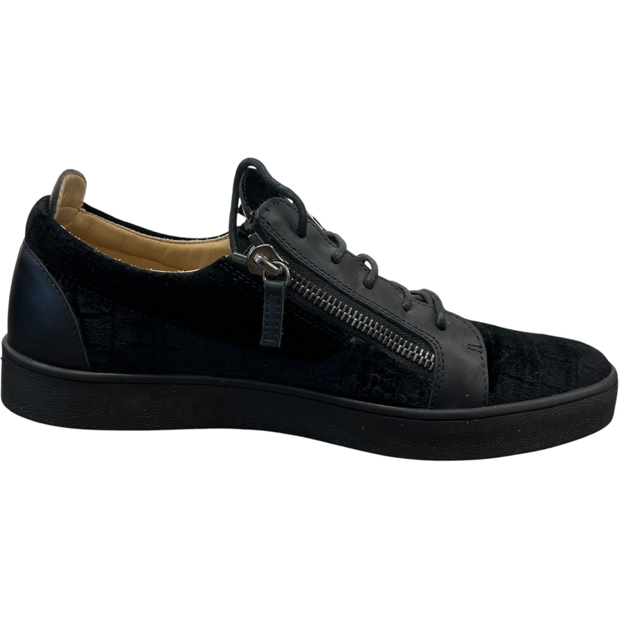 Men's Frankie Low Trainers Black Size EU 44 / UK 10