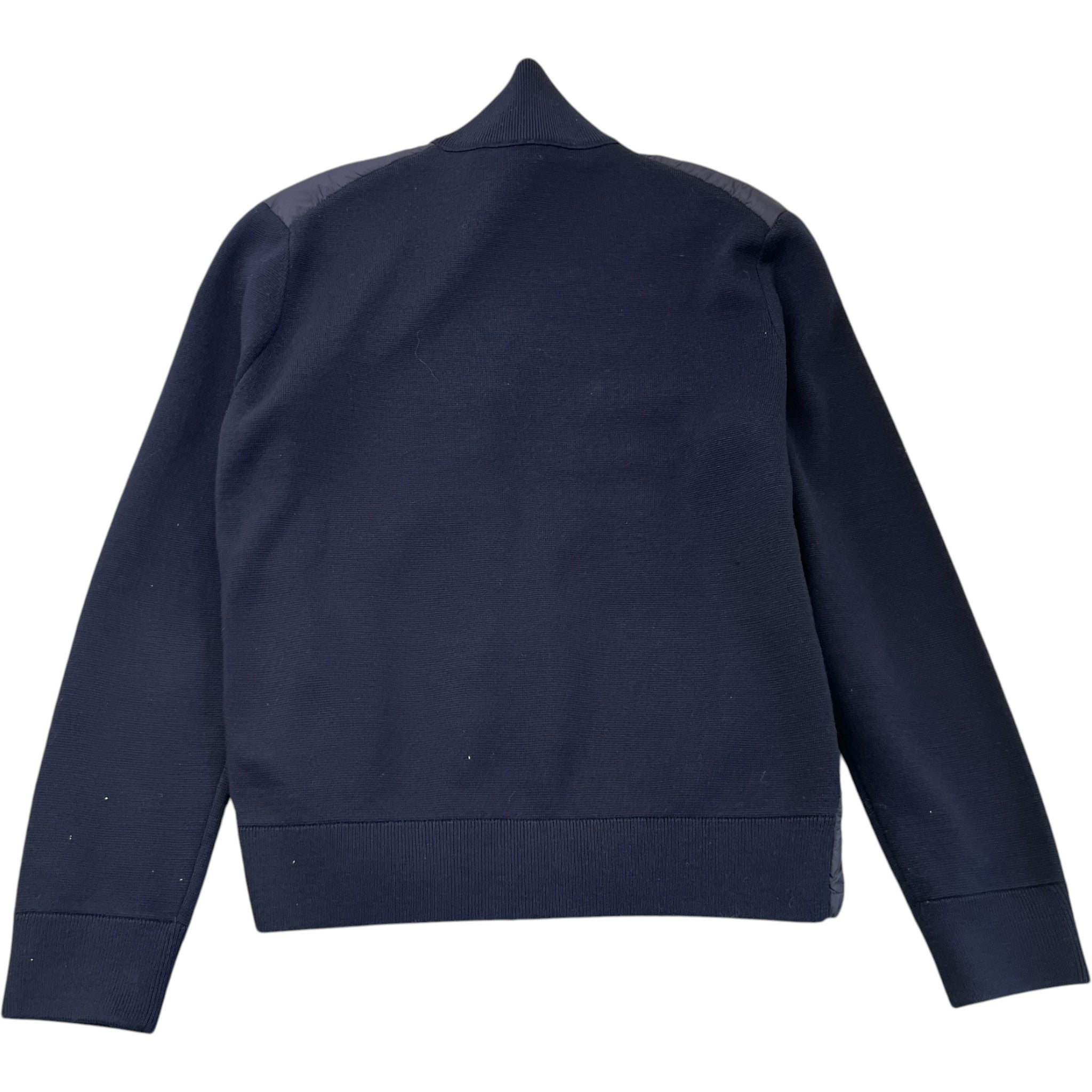 Men's Cardigan Tricot Jacket Navy Size L